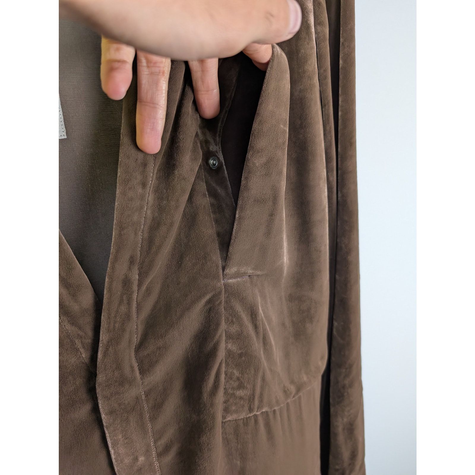 Rick Owens o1rshd1 Fog Pocket Secret Larry Cardigan Sweater in Brown Size US M / EU 48-50 / 2 - 8 Thumbnail