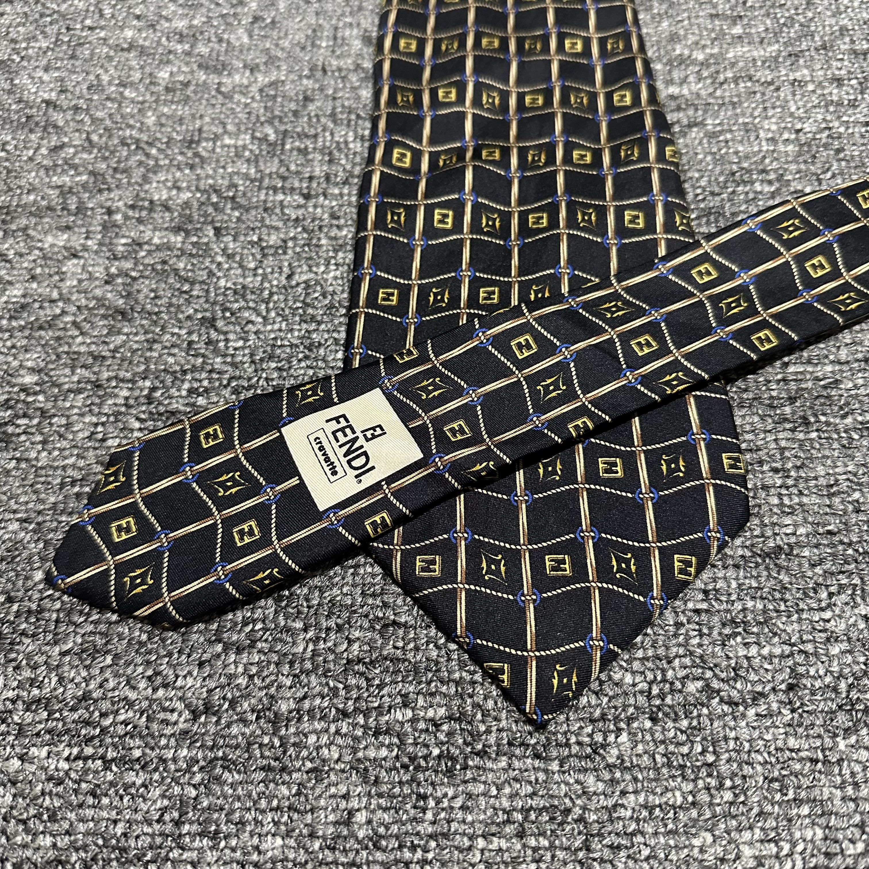 Fendi Fendi Silk Tie Size ONE SIZE - 3 Thumbnail
