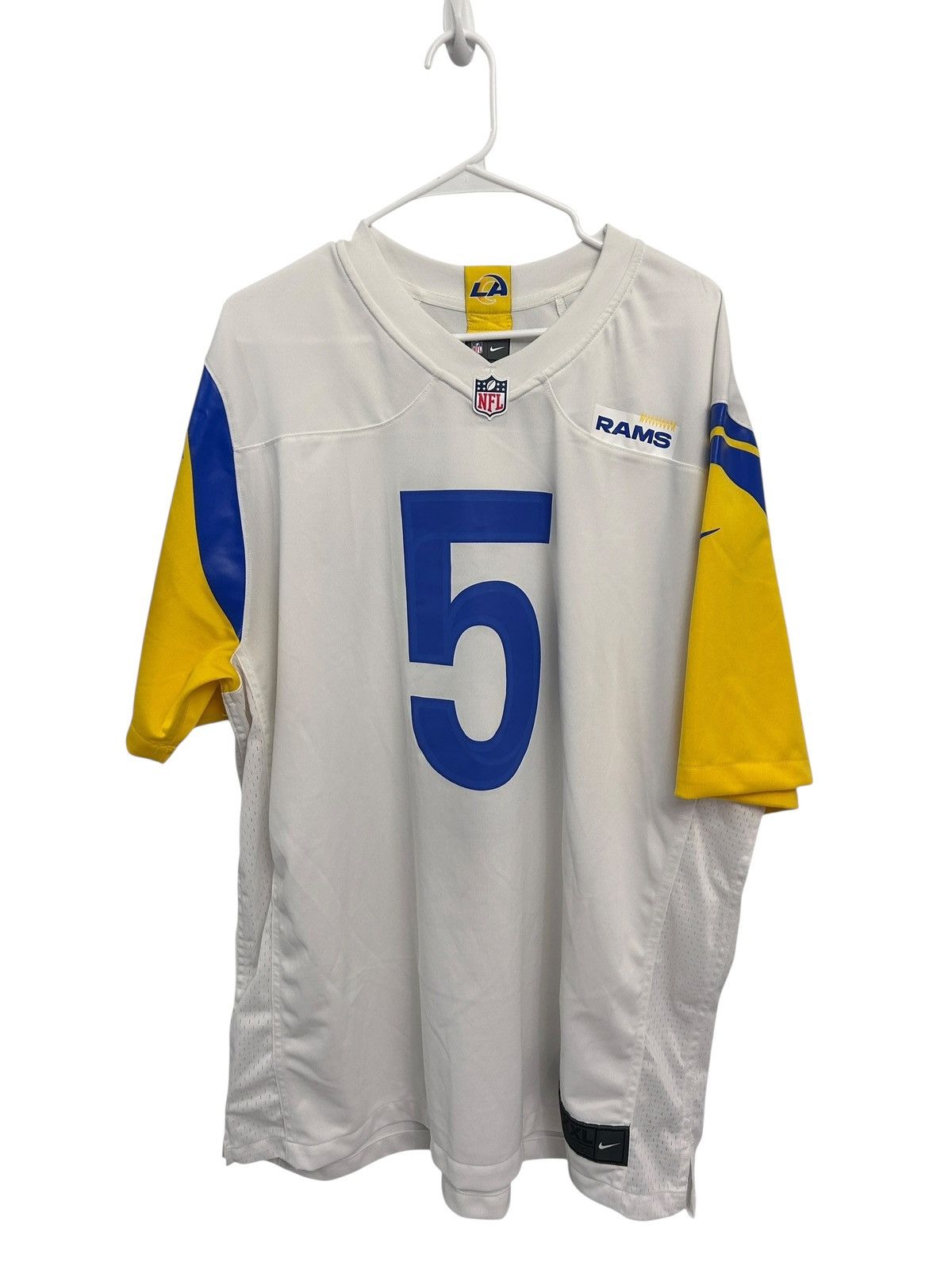 Nike Jalen Ramsey Los Angeles Rams Nike Vapor Limited Jersey XXL Size US XXL / EU 58 / 5 - 2 Thumbnail