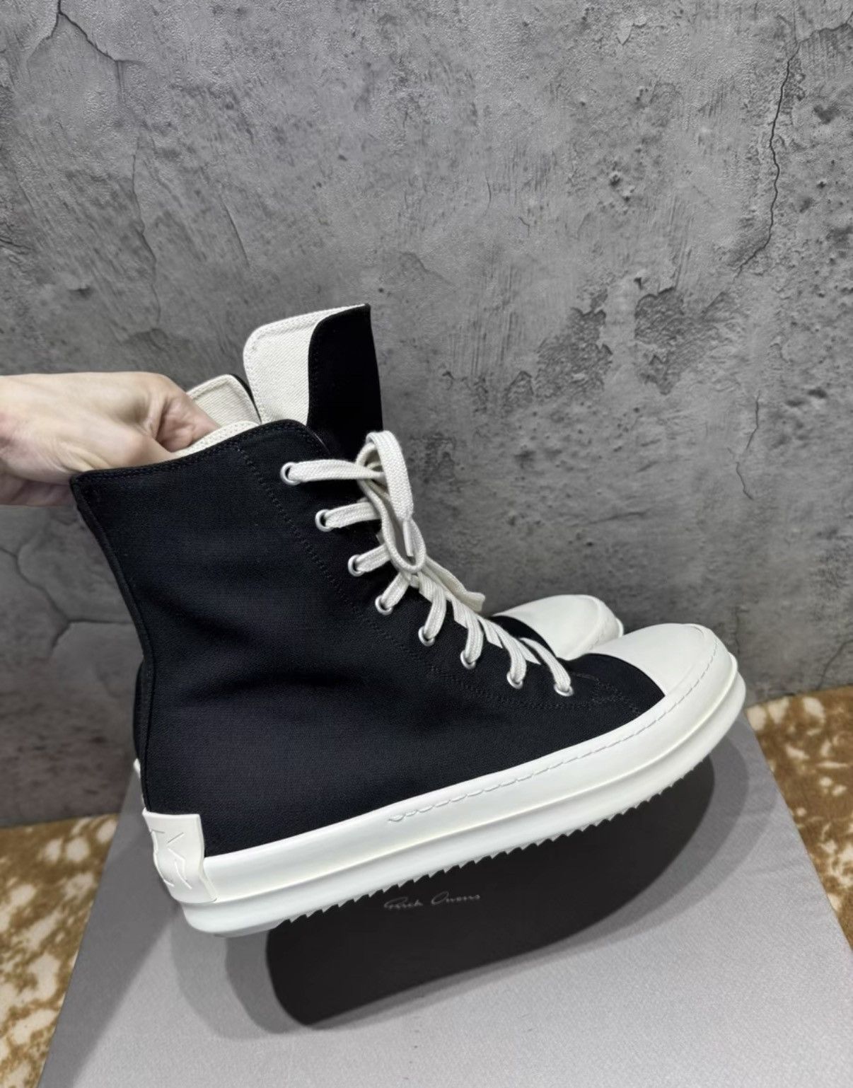 Rick Owens Rick Owens DRKSHDW High Top Ramones K37 Size US 8 / EU 41 - 3 Thumbnail