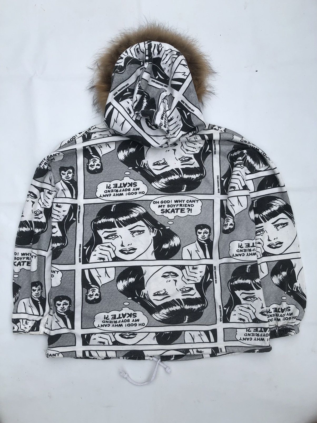 If Six Was Nine × Japanese Brand × Le Grande Bleu (L.G.B.) Zipper Fur hoodie Skateboaring Thrasher Style Size US L / EU 52-54 / 3 - 2 Thumbnail