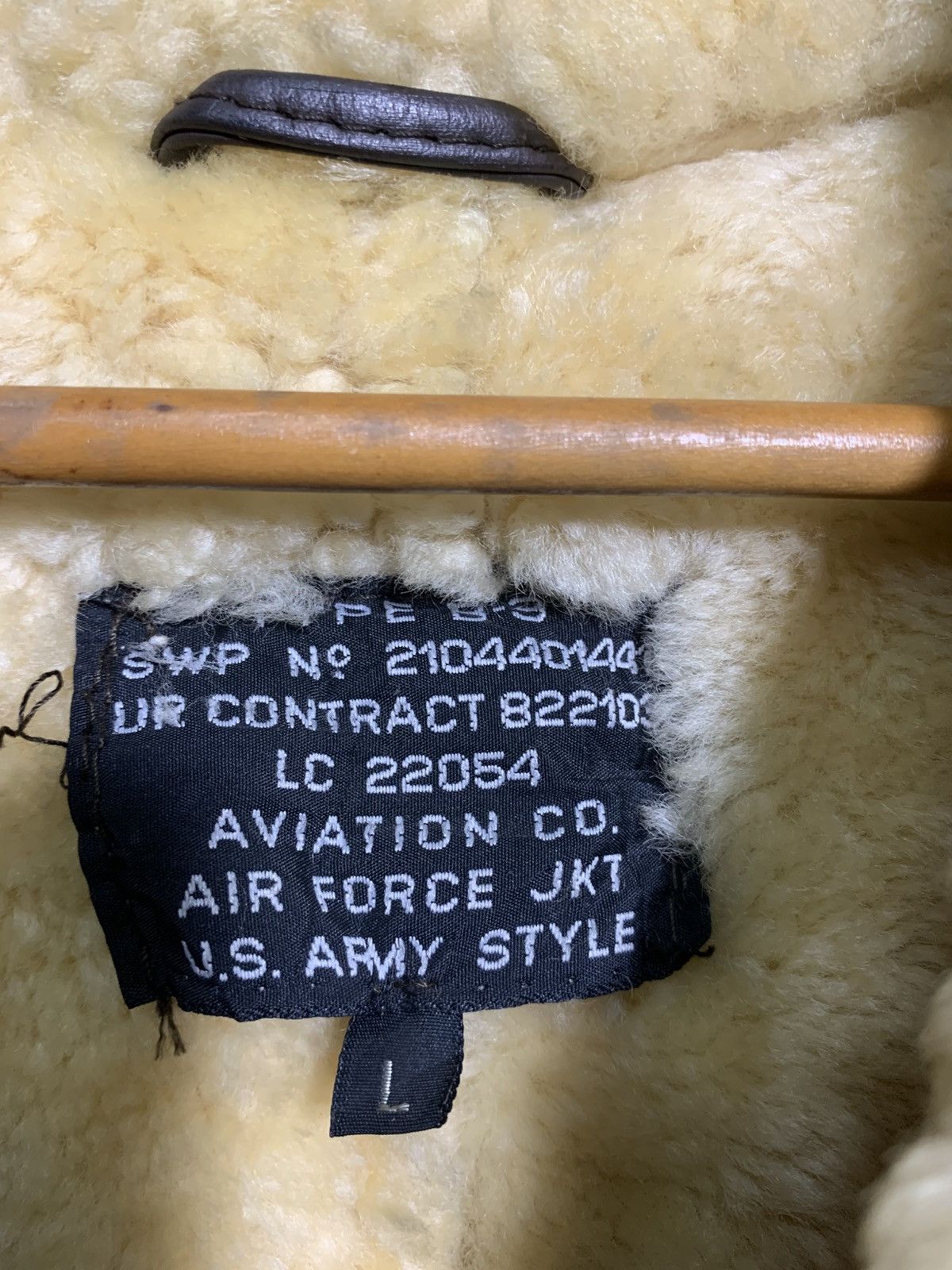 Other 🔥SHEEPSKIN LEATHER JACKETS TYPE B3 AVIATION Size US L / EU 52-54 / 3 - 7 Thumbnail