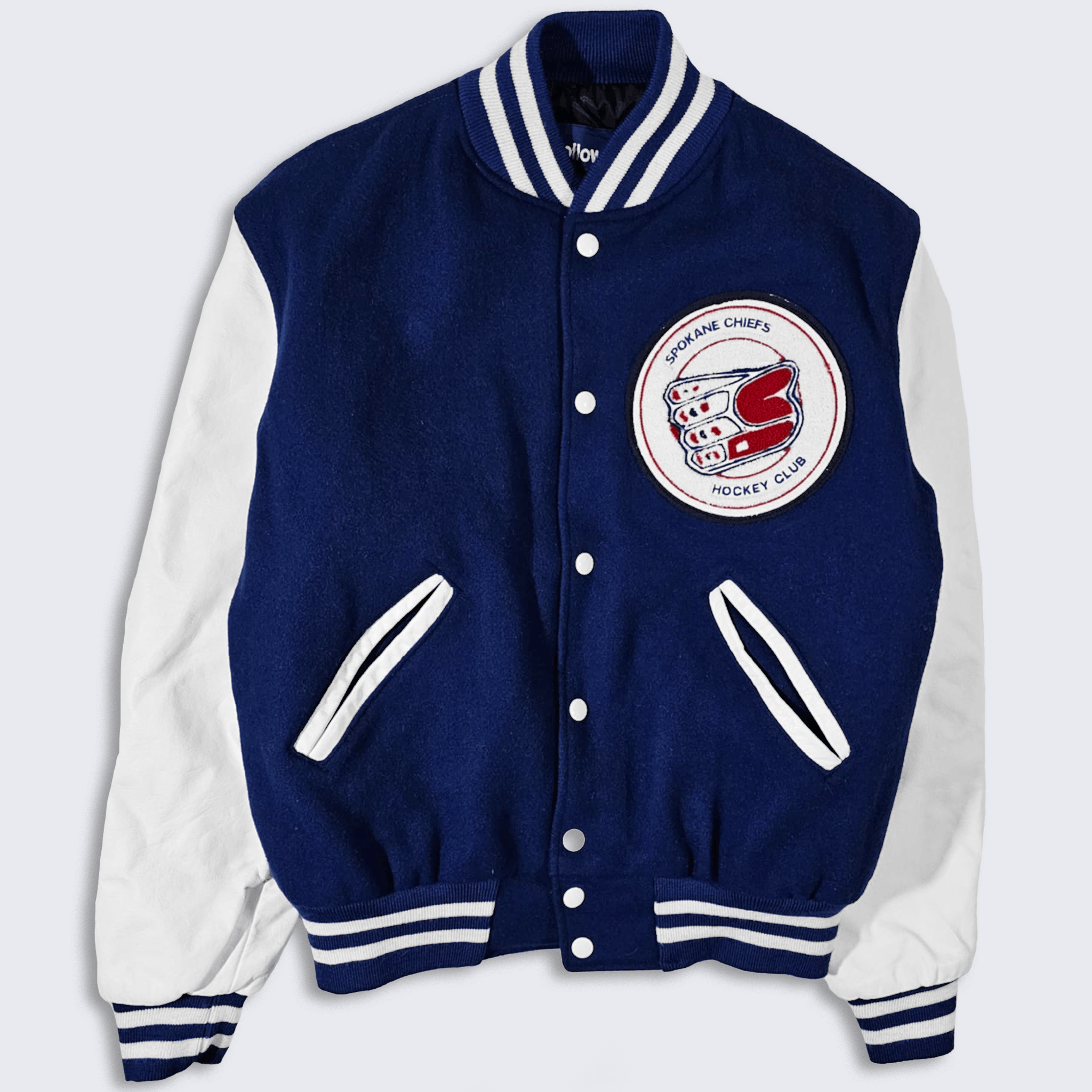 Holloway × NHL × Vintage Spokane Chiefs Vintage 90s Memorial Cup Varsity Jacket Size US S / EU 44-46 / 1 - 2 Thumbnail