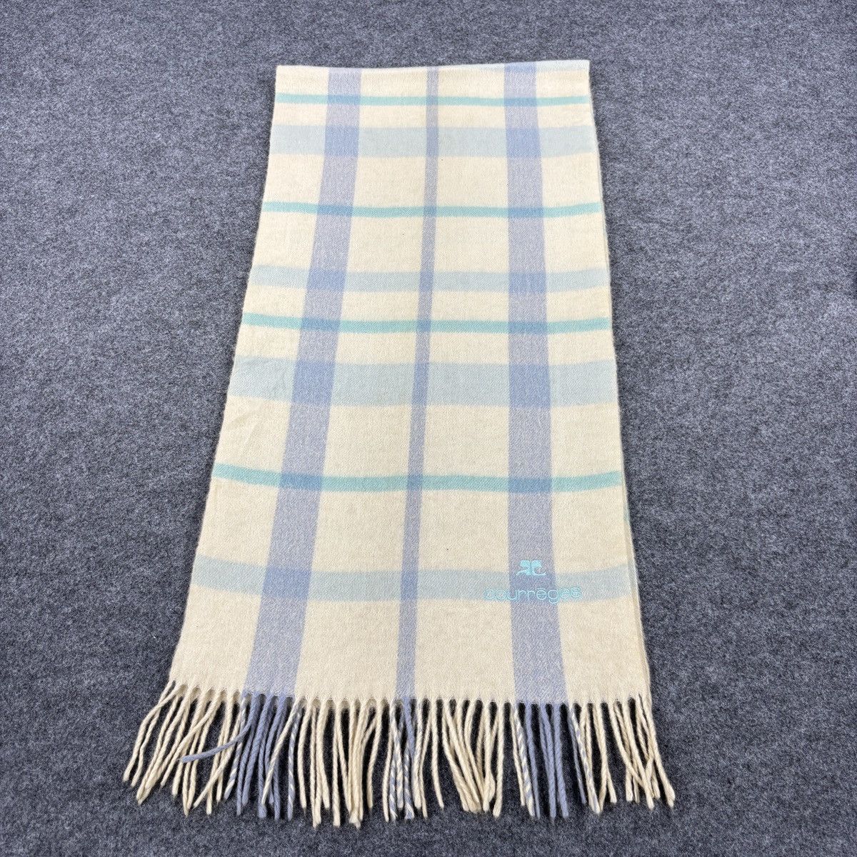 Courreges × Vintage Courreges Scarf # D747 # Muffler # Neckwear Size ONE SIZE - 6 Thumbnail