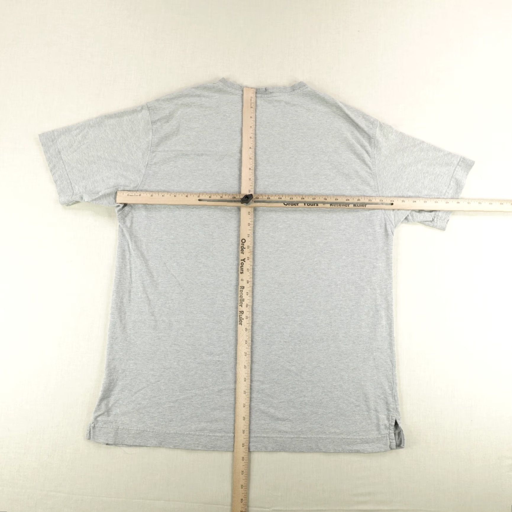 Levi's VINTAGE Levi's Shirt 90s Gray Baggy Crew Neck Short Sleeve Mens 2XL XXL Cotton One Pocket USA Size US XXL / EU 58 / 5 - 4 Thumbnail