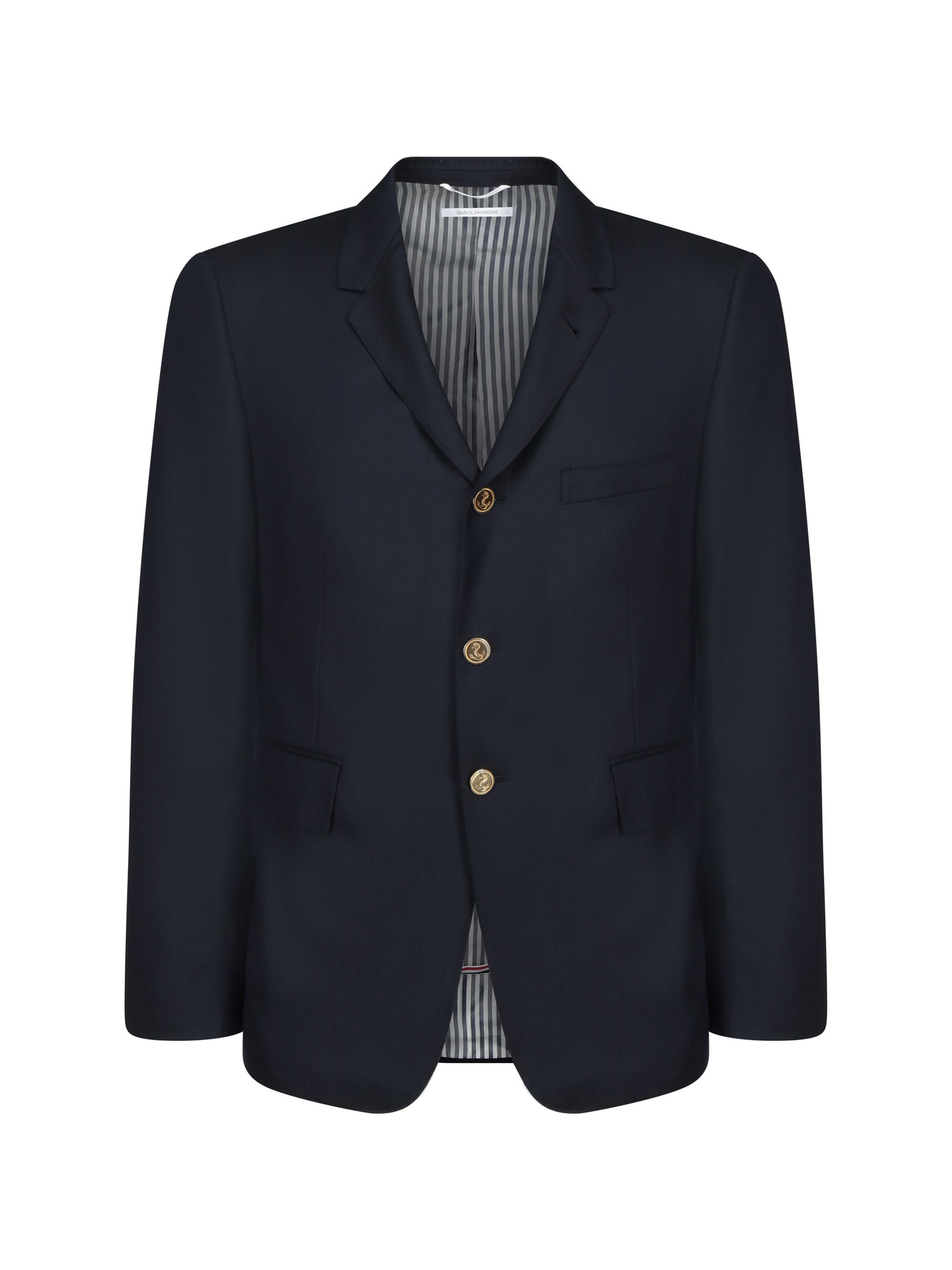 image of Thom Browne Blazer Jacket in Blue, Men's (Size Large)