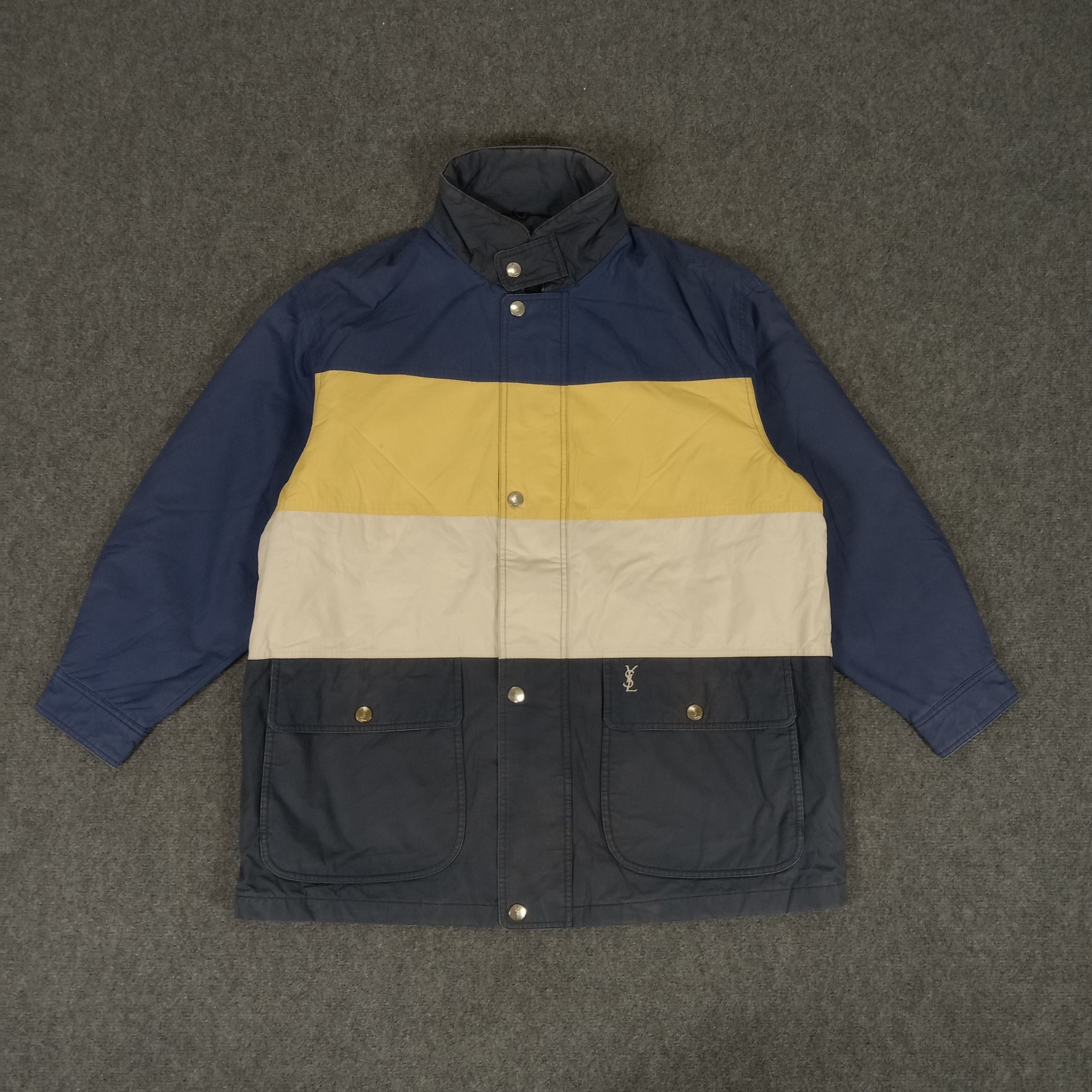 Vintage × Yves Saint Laurent Yves Saint Laurent Italian Brand Jacket Size US XL / EU 56 / 4 - 1 Thumbnail