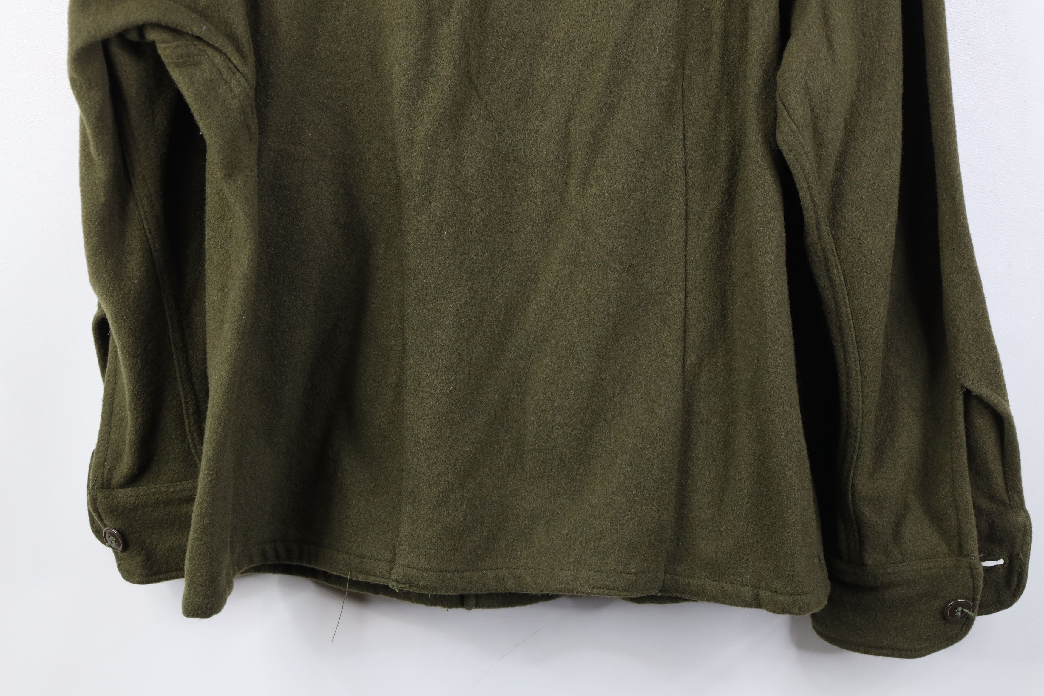 Vintage Vintage 50s Korean War USGI Shirt Jacket Olive Green USA Size US M / EU 48-50 / 2 - 15 Thumbnail