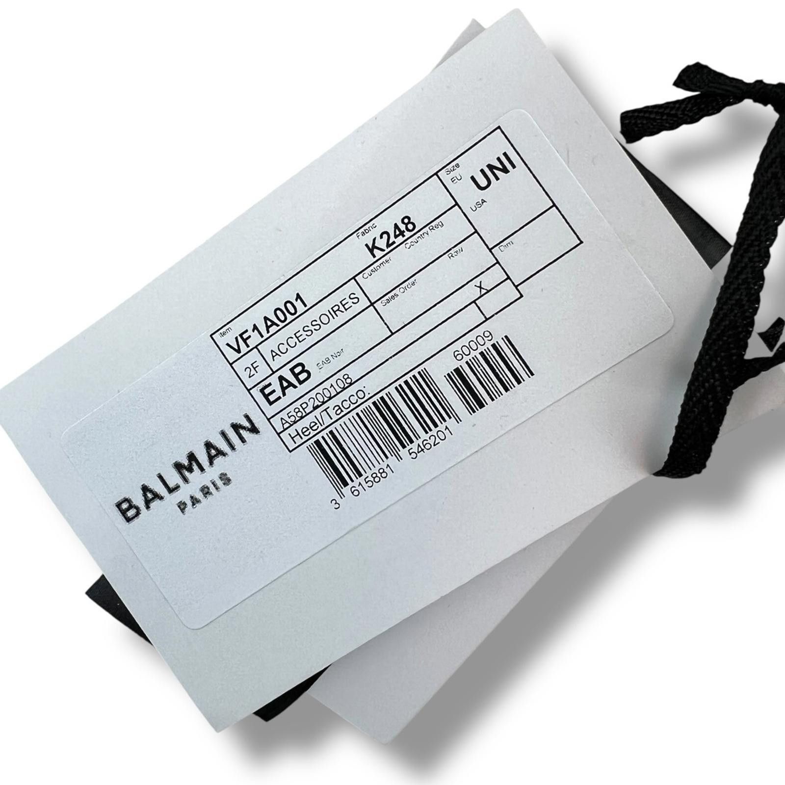 Balmain Balmain Black Face Mask Size ONE SIZE - 4 Thumbnail