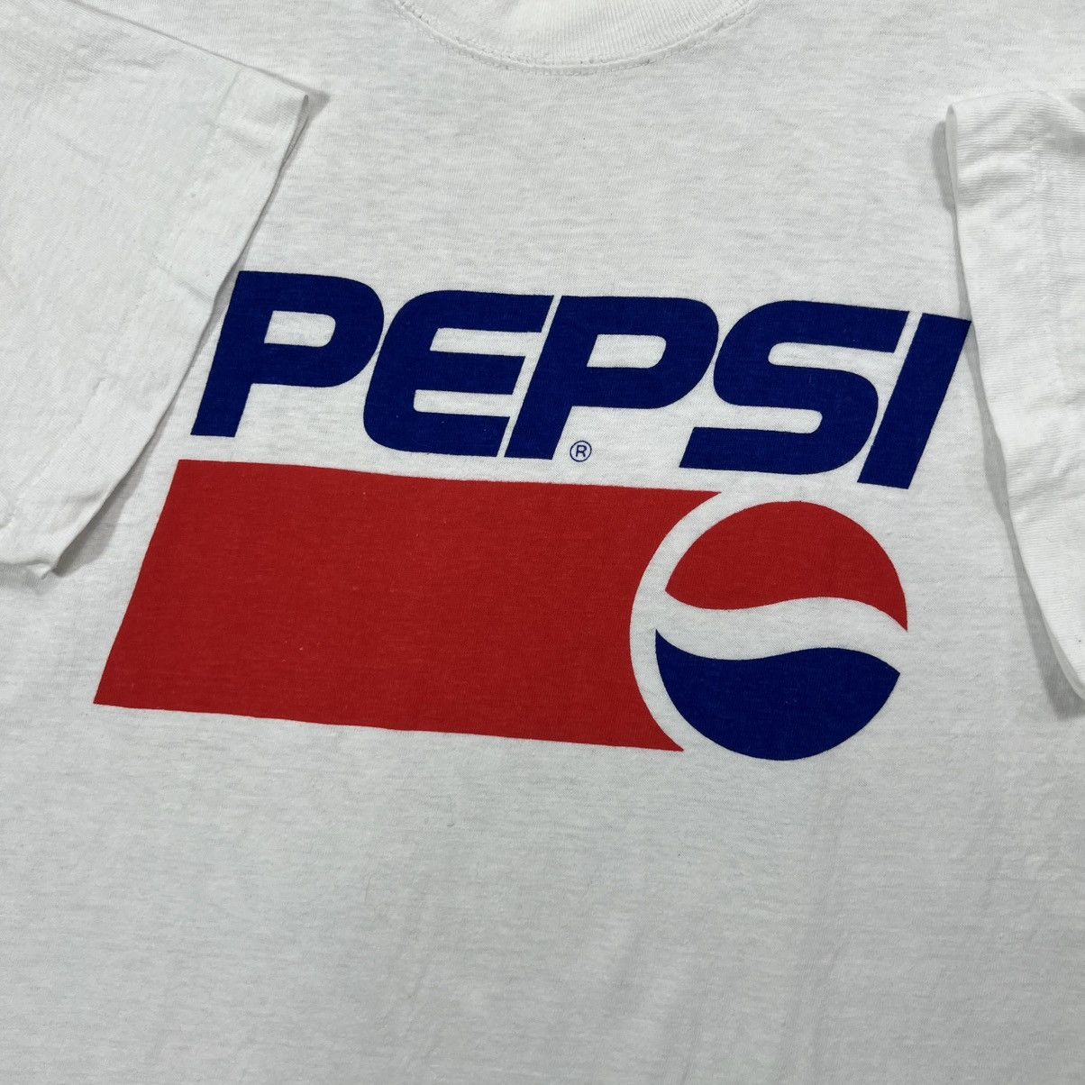 Pepsi Vintage 90s Pepsi Singe Stitch Big Logo Retro Style T-shirt Size US M / EU 48-50 / 2 - 12 Thumbnail