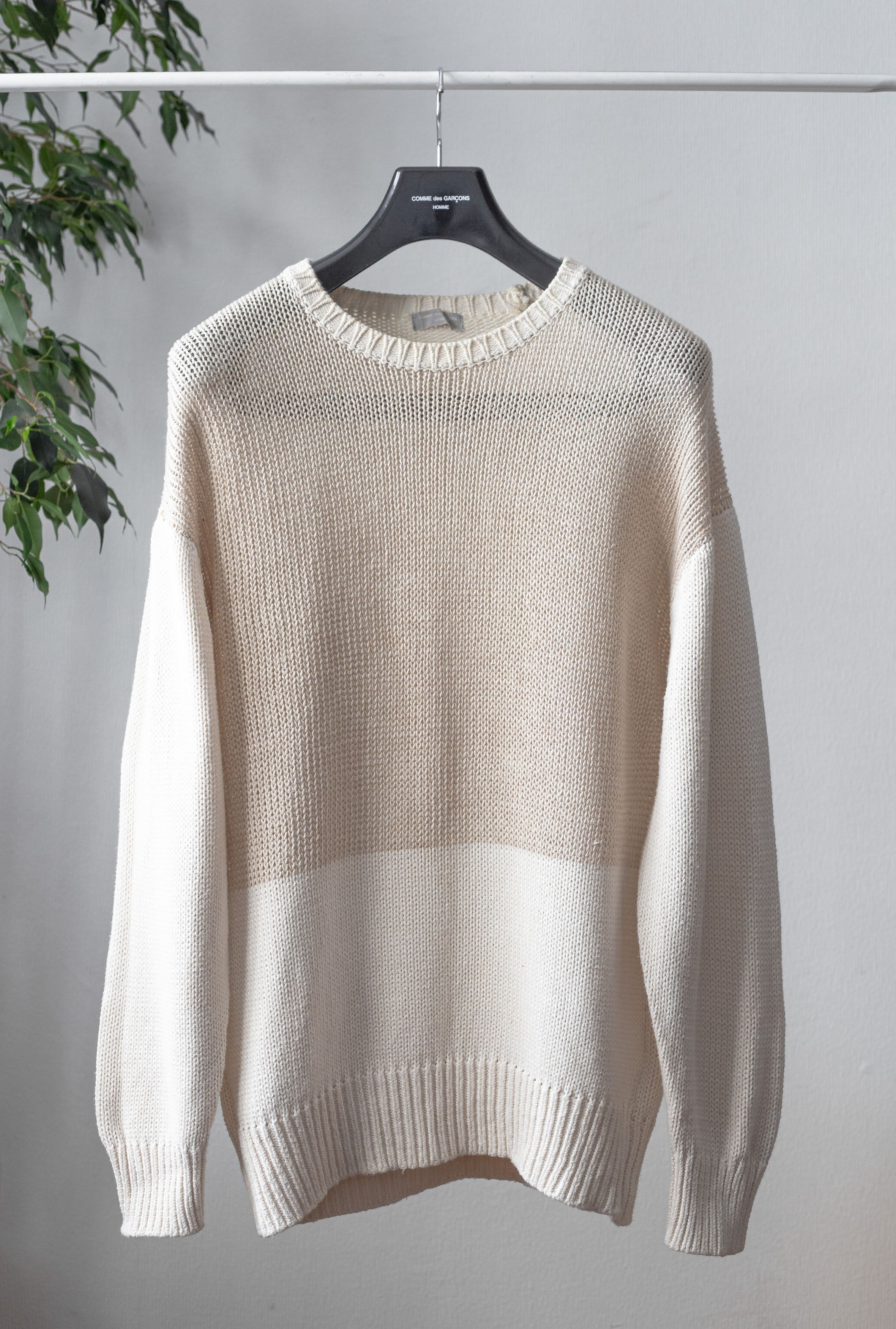 Comme des Garcons Homme cotton/linen knit Size US M / EU 48-50 / 2 - 1 Thumbnail