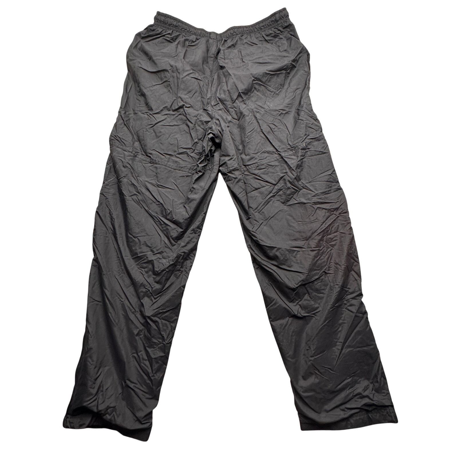 Nike Vintage Y2K Nike Lined Windbreaker Pants Mens Medium Black Size US 30 / EU 46 - 2 Thumbnail