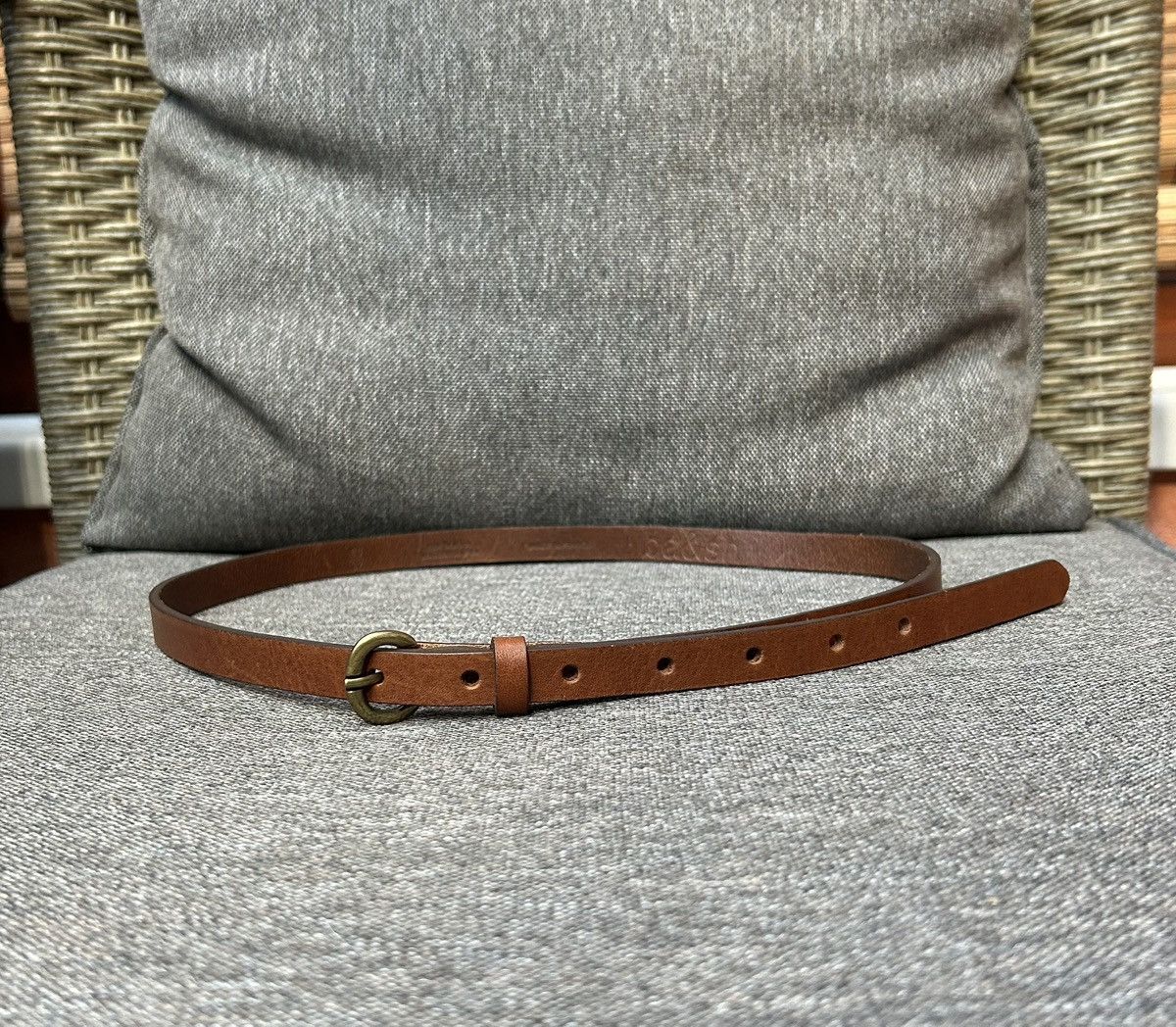ba&sh ba&sh Thin Leather Brown Belt 80(32) Size ONE SIZE - 1 Thumbnail
