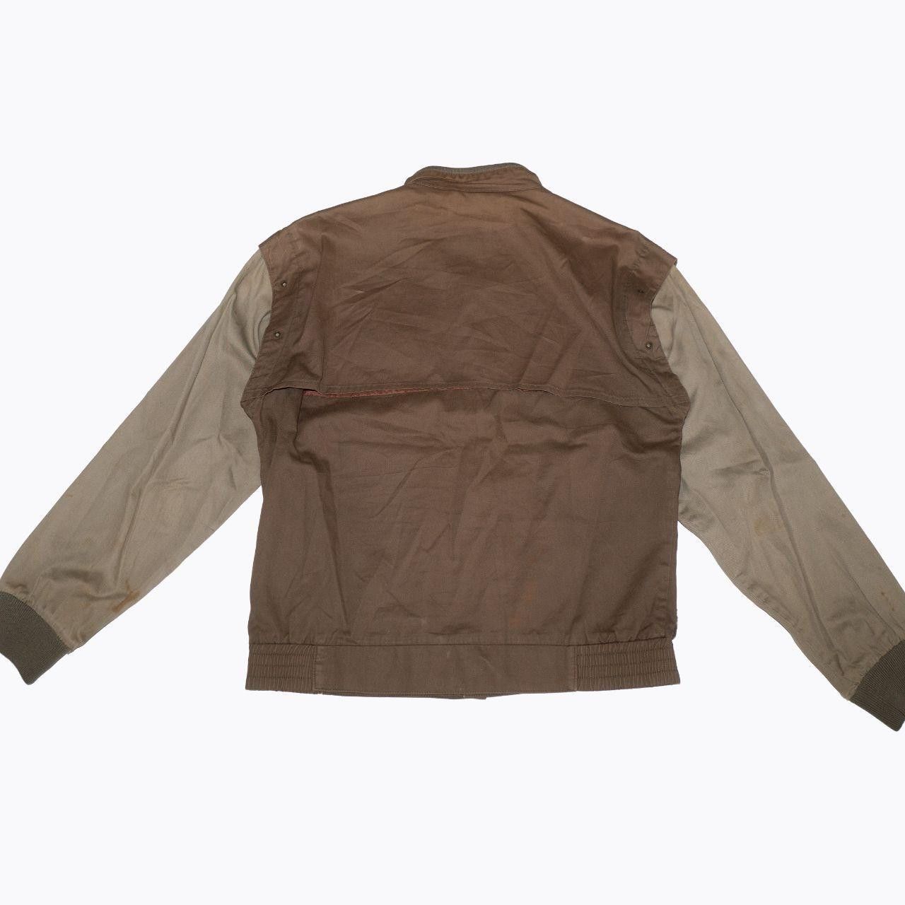 Vintage Sasson Men's Brown and Tan Jacket Size US S / EU 44-46 / 1 - 3 Thumbnail