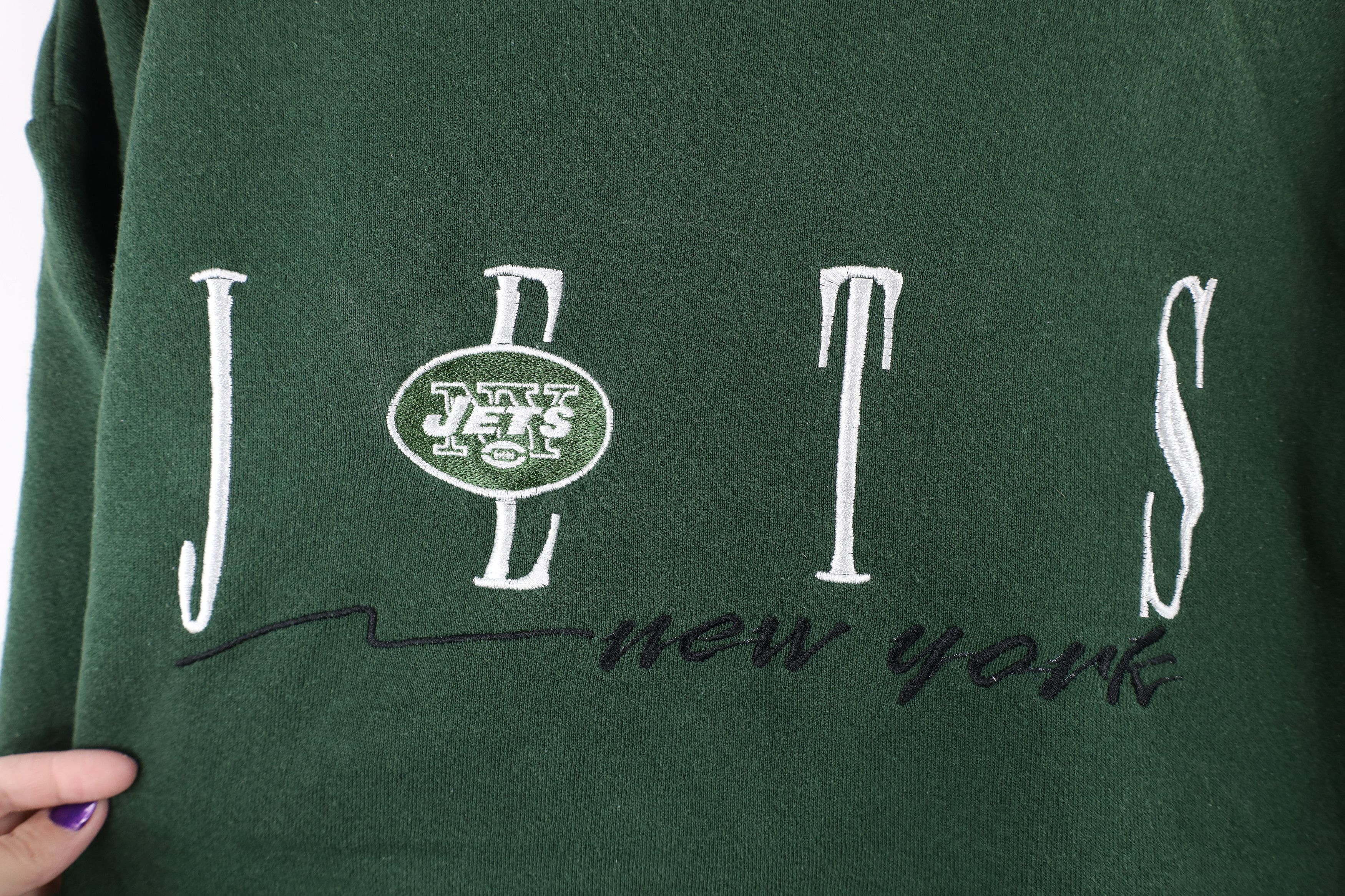 Vintage Vintage 90s Out New York Jets Football Crewneck Sweatshirt Size US M / EU 48-50 / 2 - 4 Thumbnail