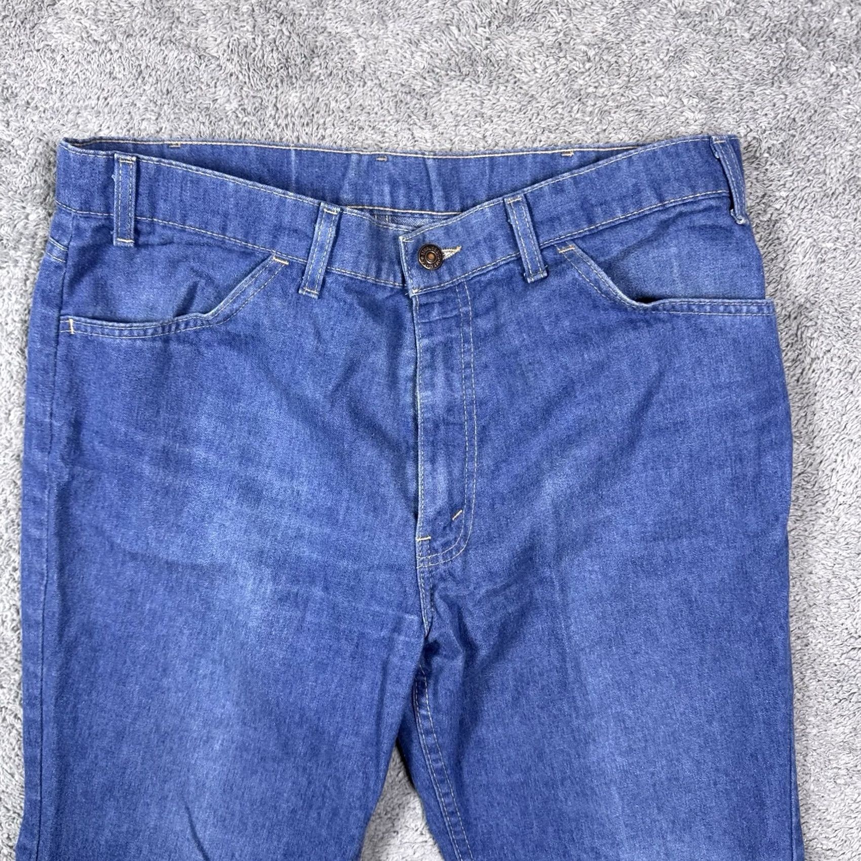 Levi's Vintage Orange Tab Levis Jeans Mens 36x27 Bootcut USA Made Denim 1988 80s 405 - 90s Size US 36 / EU 52 - 5 Thumbnail