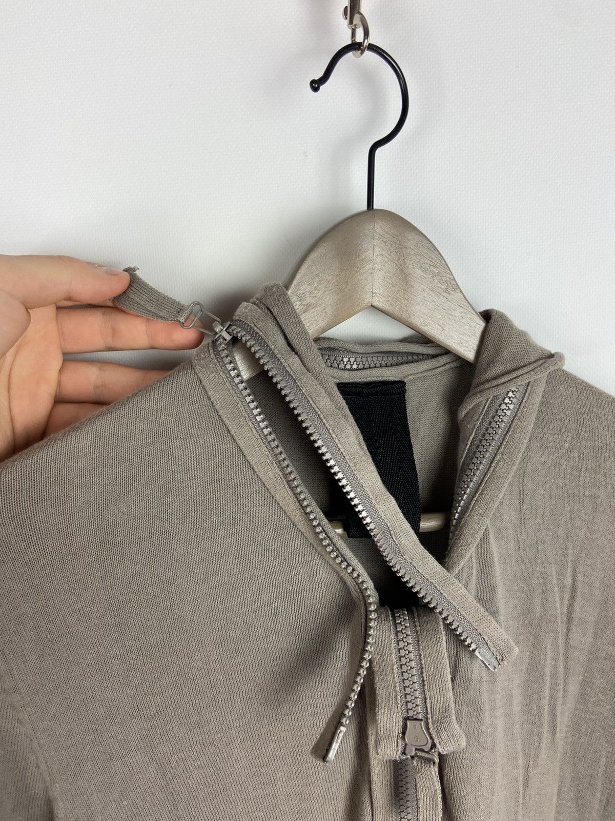 Designer × Rundholz Rundholz Black Label Asymmetrical Hoodie Hooded-Zip Womens Size M / US 6-8 / IT 42-44 - 20 Thumbnail