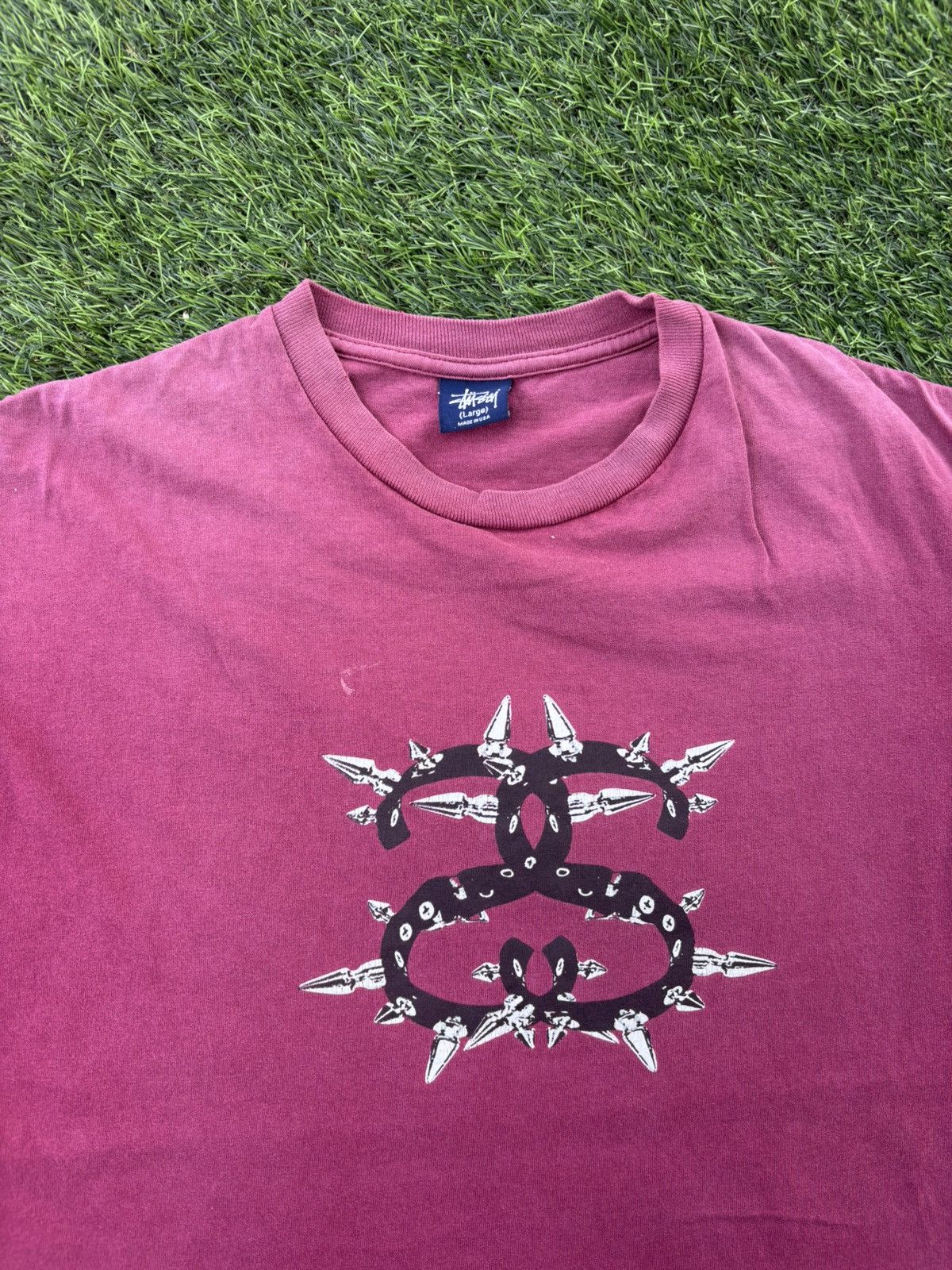Stussy Vintage Stussy Stud Tshirt Size US L / EU 52-54 / 3 - 2 Thumbnail