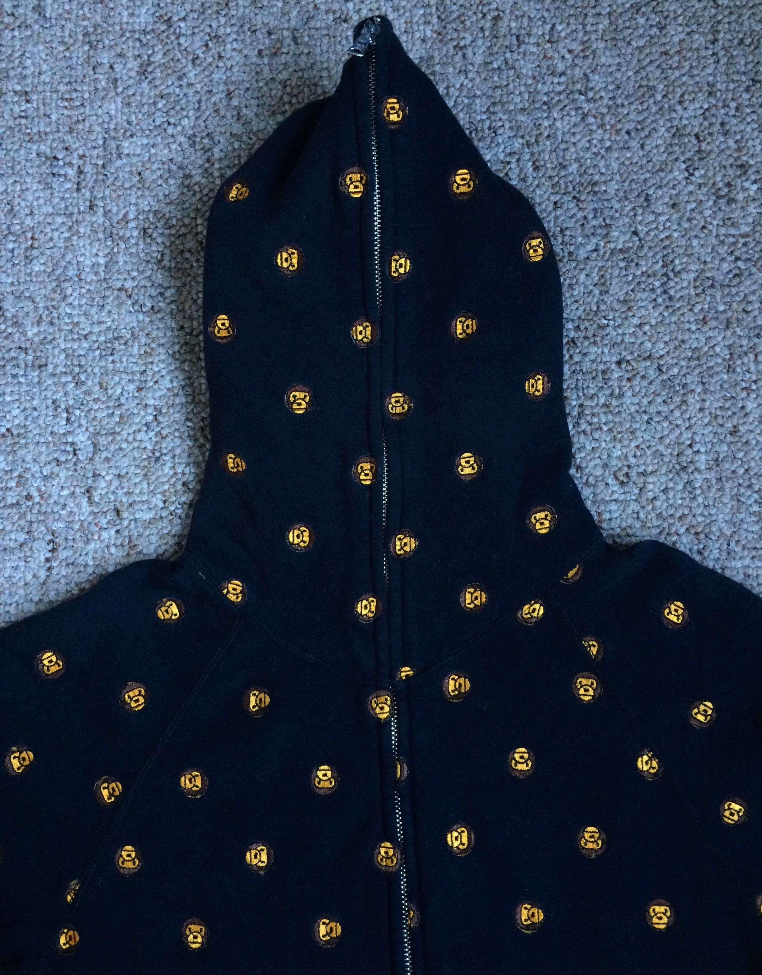 Bape Bape Baby Milo Embroidered Full Zip Hoodie Size US L / EU 52-54 / 3 - 2 Thumbnail