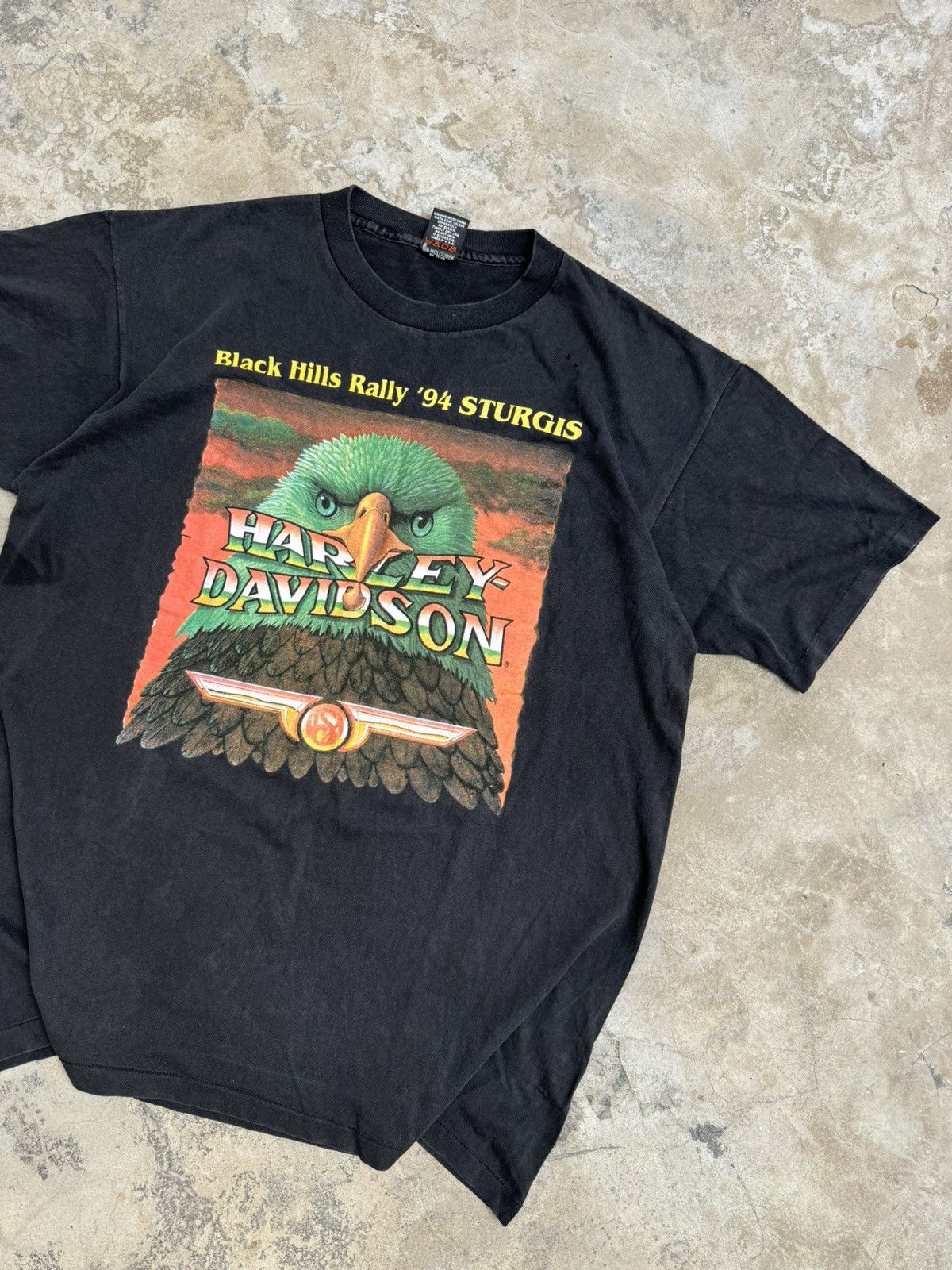 Band Tees × Harley Davidson × Vintage Rare 3d emblem harley davidson merch t shirt single stitch Size US XL / EU 56 / 4 - 3 Thumbnail
