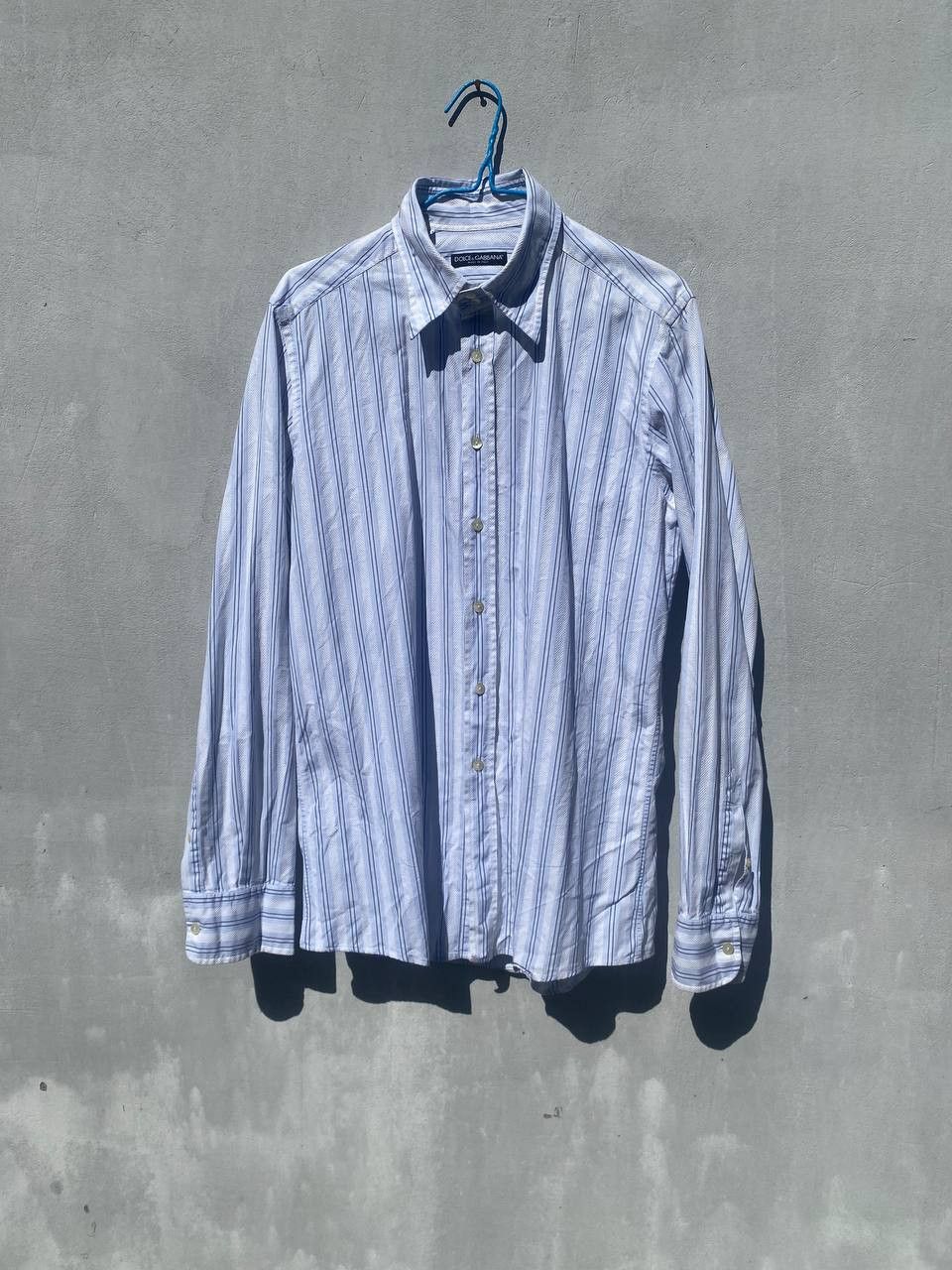 Dolce & Gabbana Vintage Dolce & Gabbana y2k Striped Italy Shirt Button Ups Size US M / EU 48-50 / 2 - 1 Thumbnail