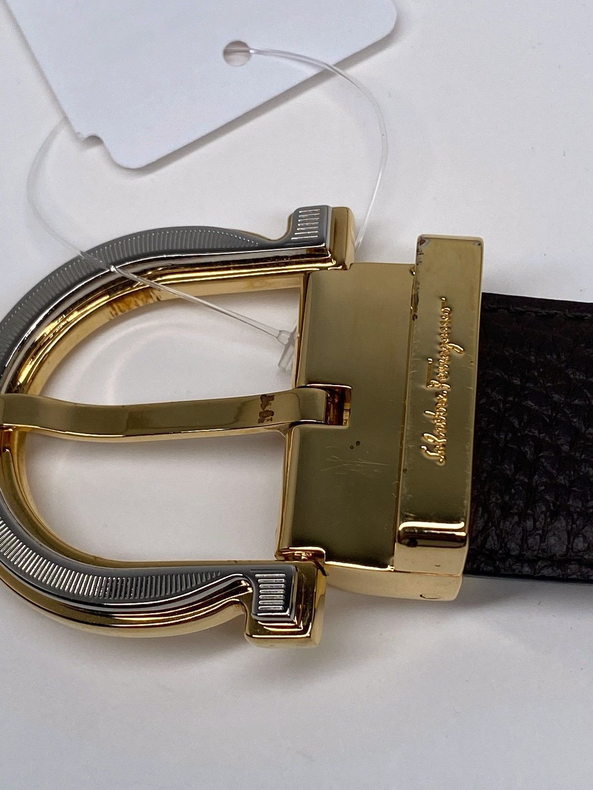 Salvatore Ferragamo Salvatore Ferragamo Adjustable Reversible Leather Belt 32 Size 32 - 7 Thumbnail