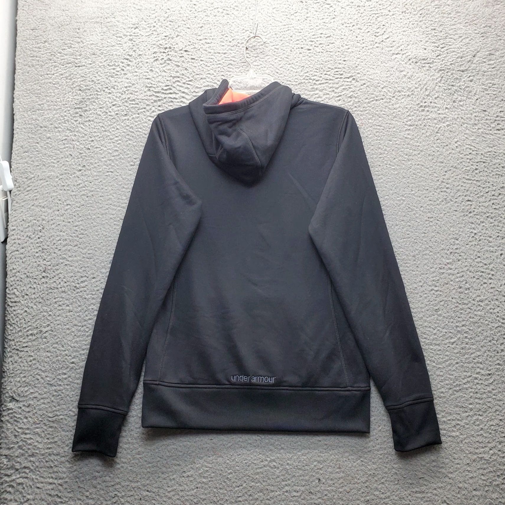 Under Armour Under Armour Hoodie Womens Size S Black Pullover Kangaroo Pocket Semi Fitted Stretch Pullover Hoodie Size S / US 4 / IT 40 - 2 Thumbnail