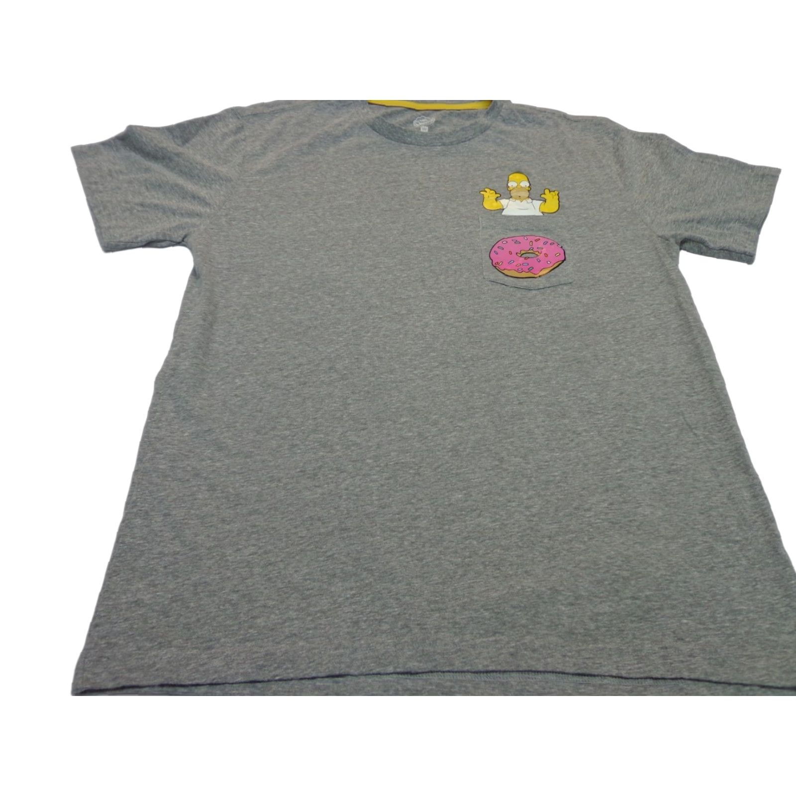 Vintage The Simpsons Homer & Donut Graphic Pocket T-Shirt - Medium Size US M / EU 48-50 / 2 - 1 Thumbnail