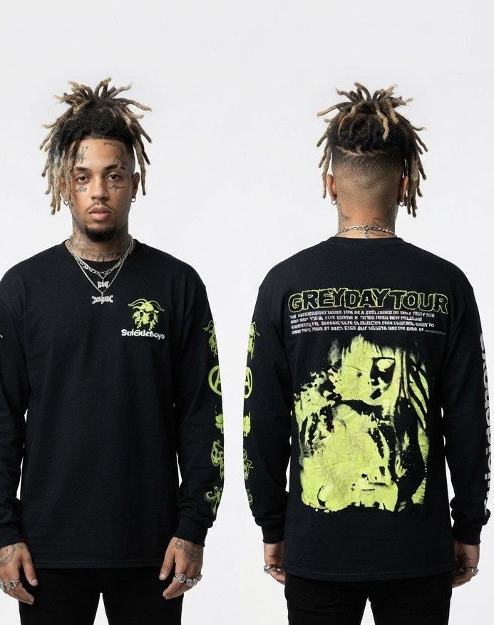 Fuck The Population Vintage Suicideboys Greyday Tour G59 Records Distressed Tee Size US L / EU 52-54 / 3 - 1 Thumbnail