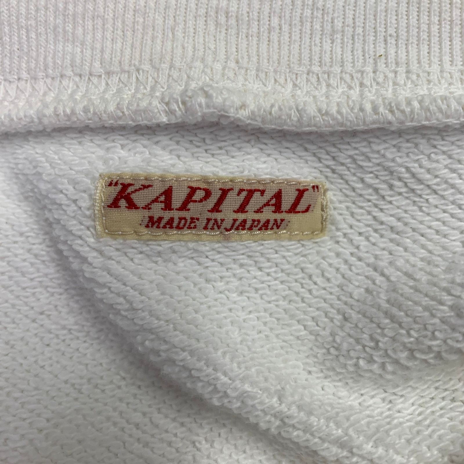Kapital KAPITAL S White Yellow Cartoon Cotton Crew Neck Sweatshirt Size US S / EU 44-46 / 1 - 5 Thumbnail