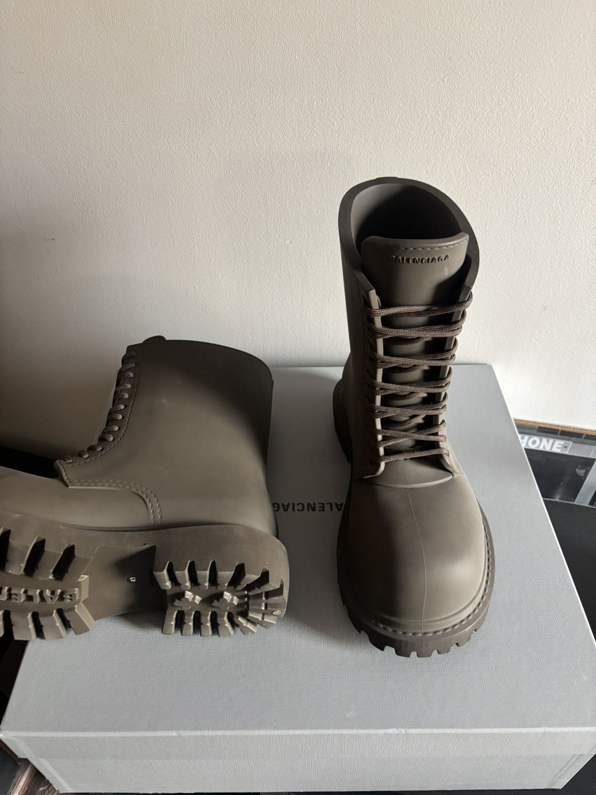Balenciaga Balenciaga Steroid Boots in Brown Size US 10 / EU 43 - 10 Thumbnail