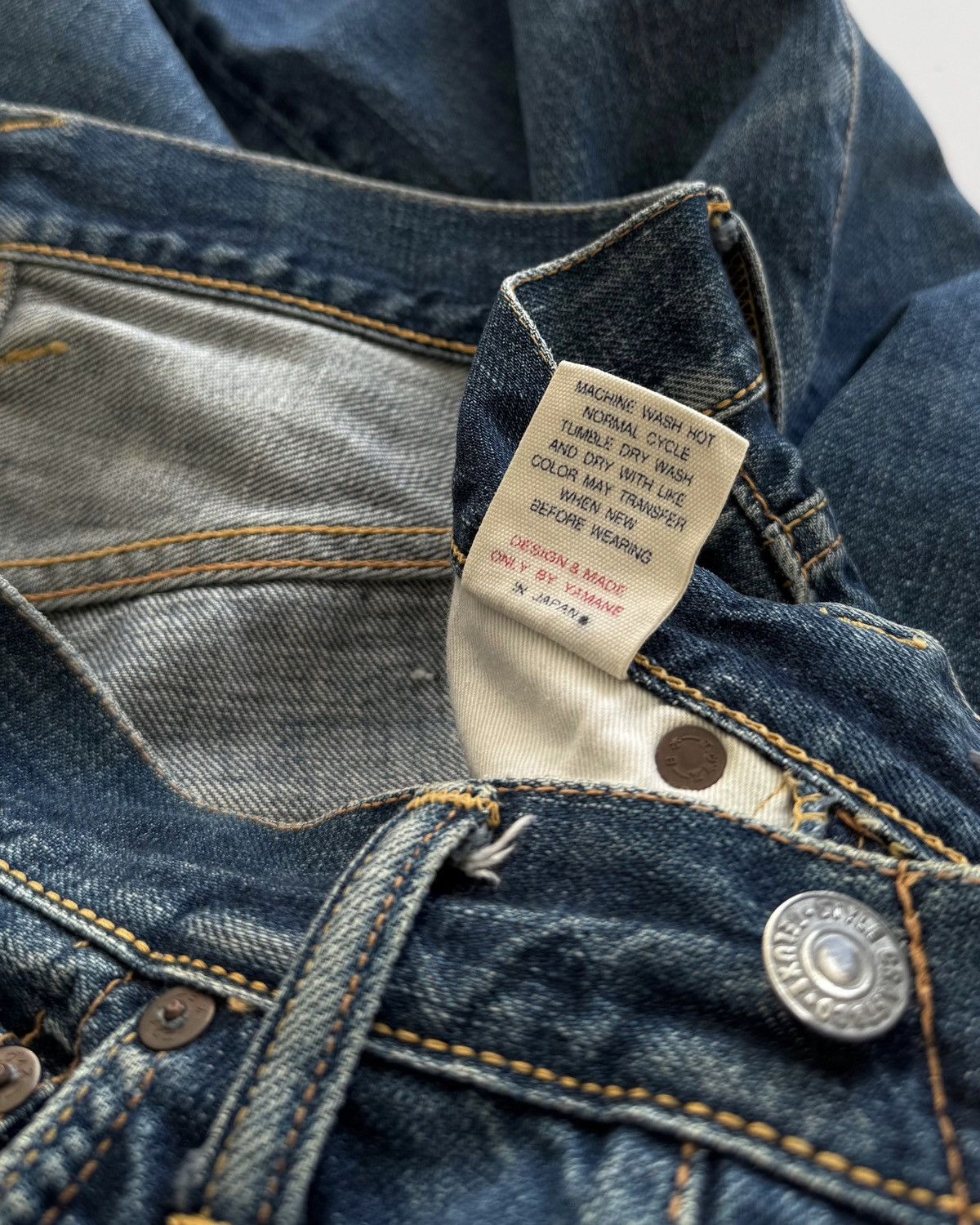 Evisu Vintage00s EVISU SELVEDGE DENIM JEANS Size US 29 - 11 Thumbnail