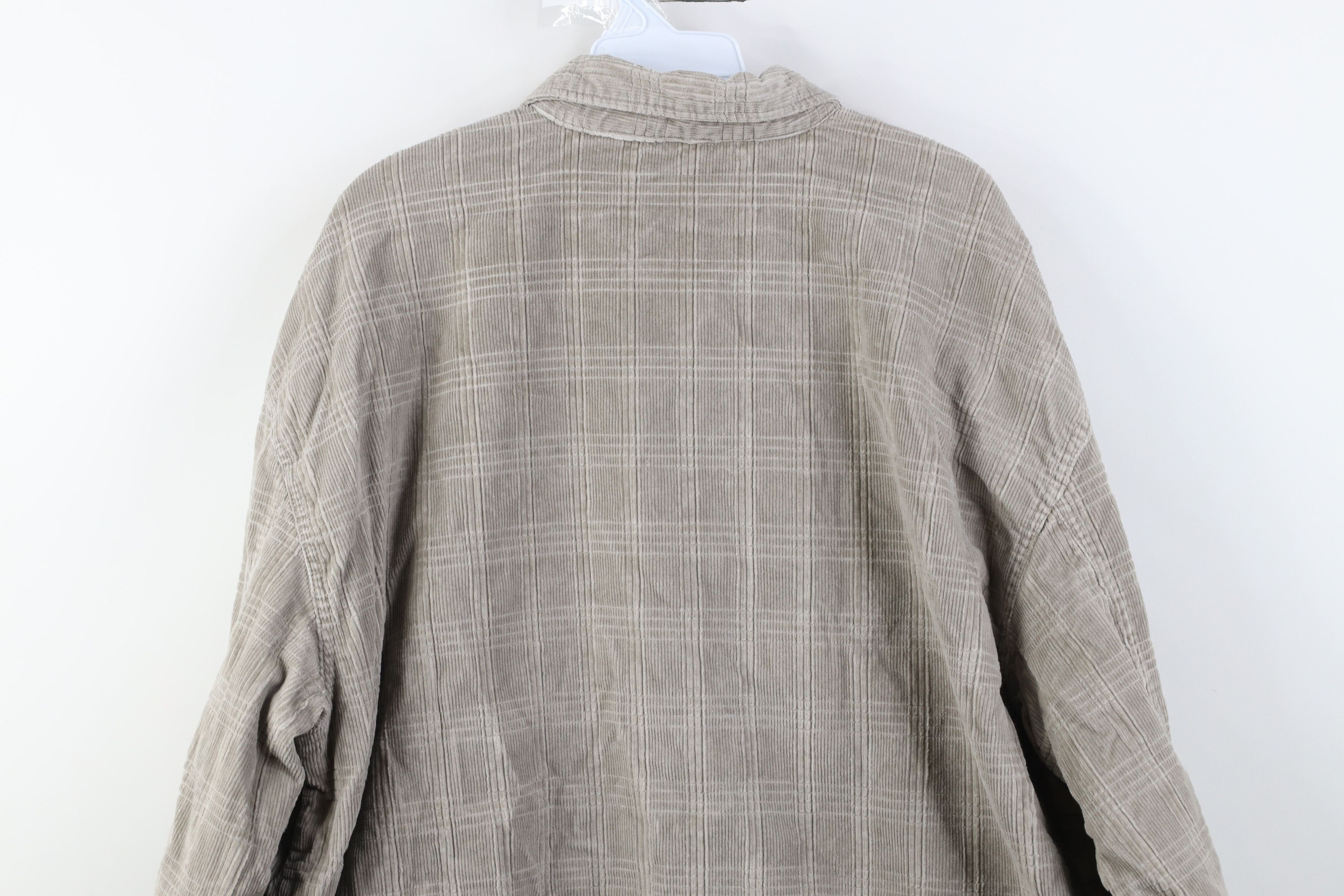 Vintage Vintage 90s Streetwear Full Zip Shirt Jacket Jac Shirt Size US XXL / EU 58 / 5 - 12 Thumbnail