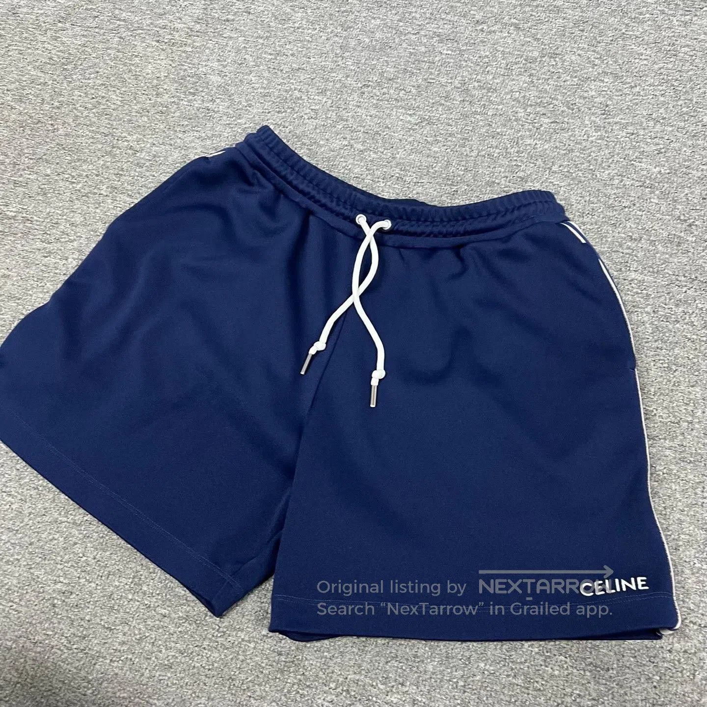 Celine Celine Logo Side Stripe Casual Shorts. Size US 35 - 1 Thumbnail