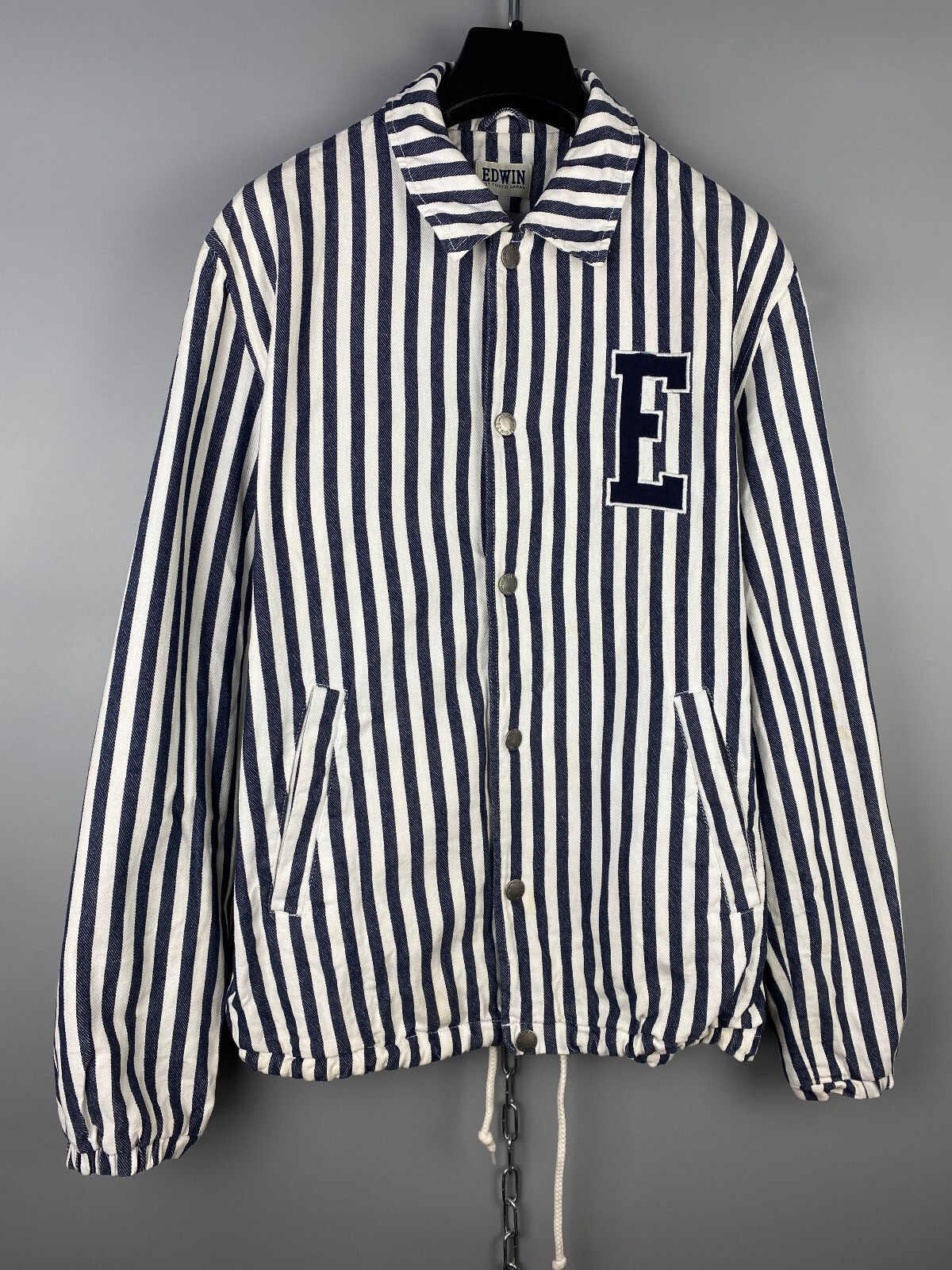 Edwin Edwin Cotton Striped Coach Jacket Bombe Size US M / EU 48-50 / 2 - 2 Thumbnail