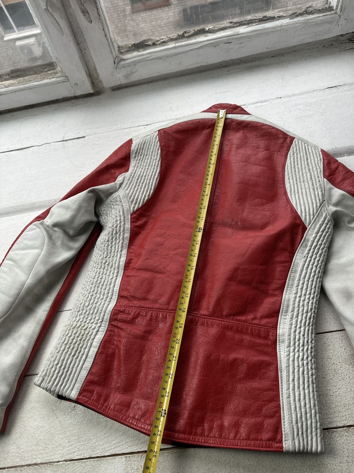Other SEGURA 🚨VNTG LEATHER JACKET AVANT RACING BIG LOGO RED MOTO Size US XS / EU 42 / 0 - 16 Thumbnail