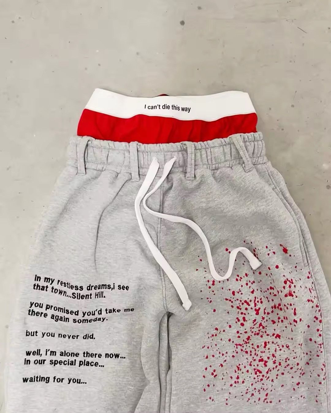 Japanese Brand × Vintage Trendy Double Waist Print Graffiti Casual Pant Size US 33 - 4 Thumbnail