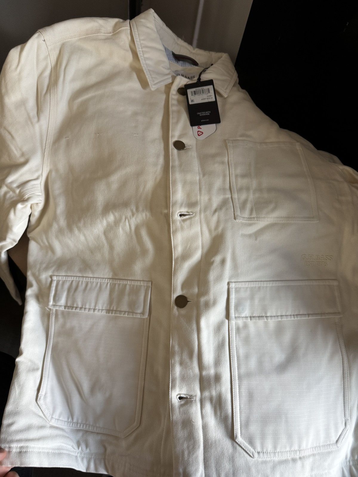 G.H. Bass & Co. Primaloft Brant Workwear denim/canvas jacket Size US L / EU 52-54 / 3 - 8 Thumbnail