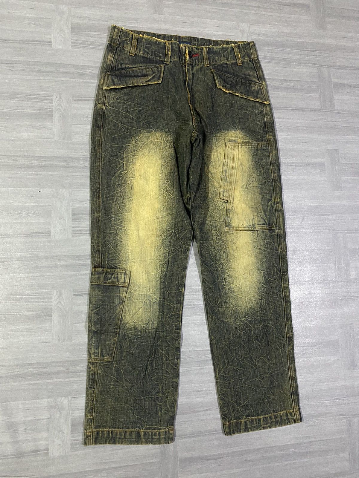Woolrich Woolen Mills Vintage 90’s WOOLRICH Mudmax Claw Mark Baggy Denim Size US 35 - 3 Thumbnail