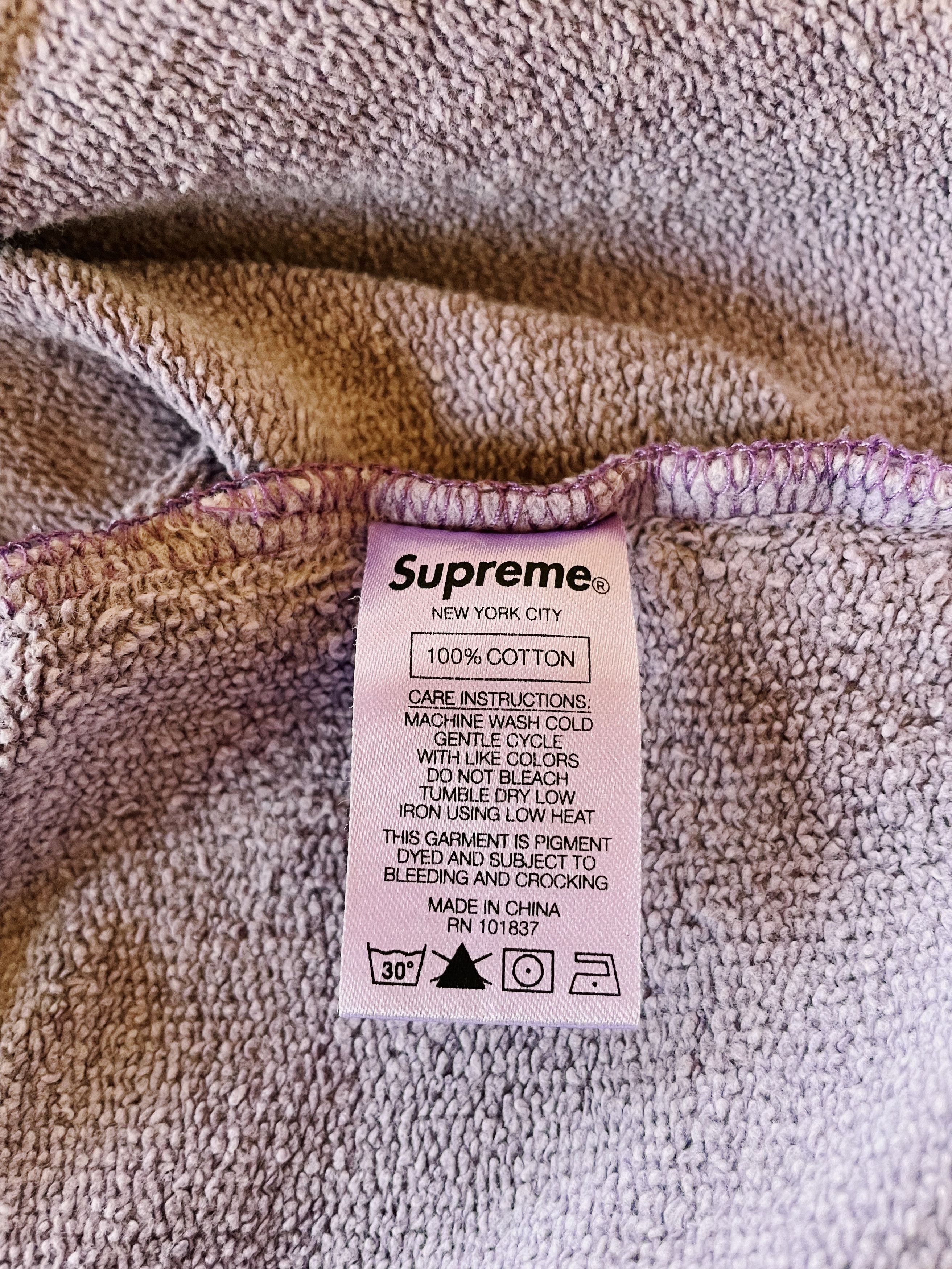 Supreme Supreme Overdyed Hoodie Purple Size US L / EU 52-54 / 3 - 5 Thumbnail