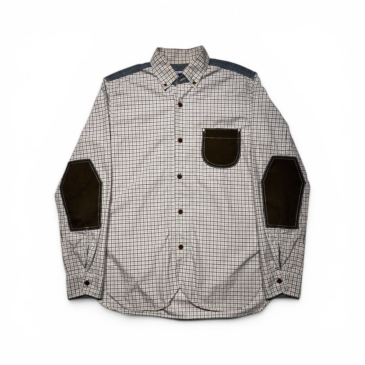 Junya Watanabe Junya Watanabe Comme des Garçons MAN SS2014 Buttondown Shirt Size US M / EU 48-50 / 2 - 1 Thumbnail