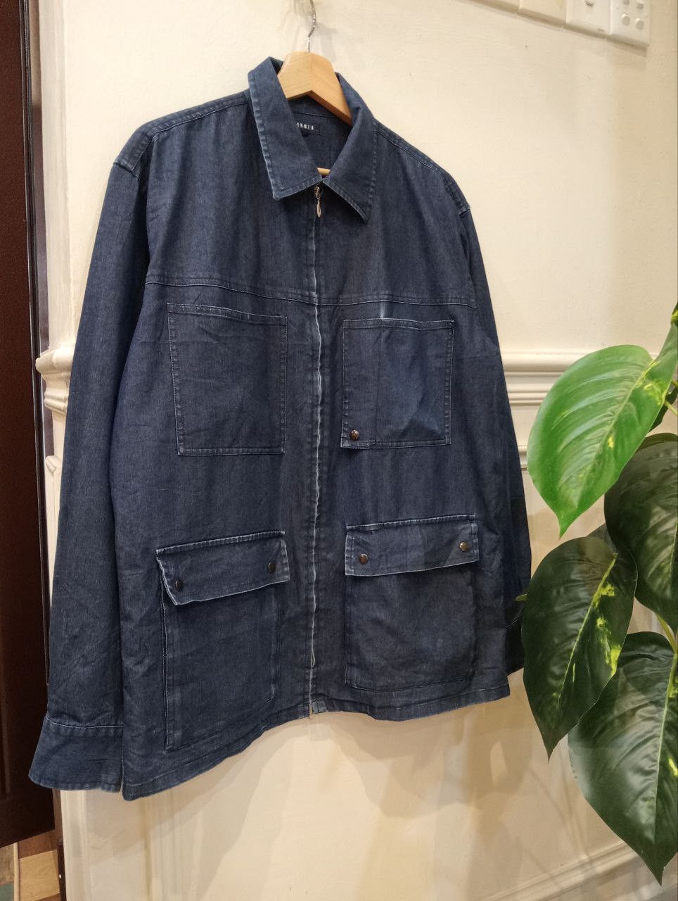 JUN MEN JUNMEN JAPAN LIGHT BLUE DENIM JACKET - SIZE L Size US L / EU 52-54 / 3 - 1 Thumbnail