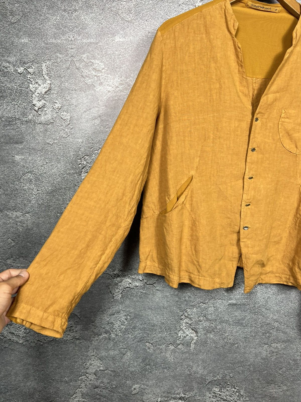 Transit Transit Par-Such Linen Blazer Jacket Size XL / US 12-14 / IT 48-50 - 3 Thumbnail