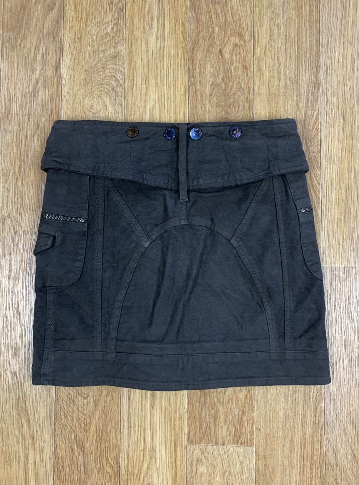 Other GAETANO NAVARRA Vintage Rare Cargo Mini Skirt Size 28" / US 6 / IT 42 - 6 Thumbnail