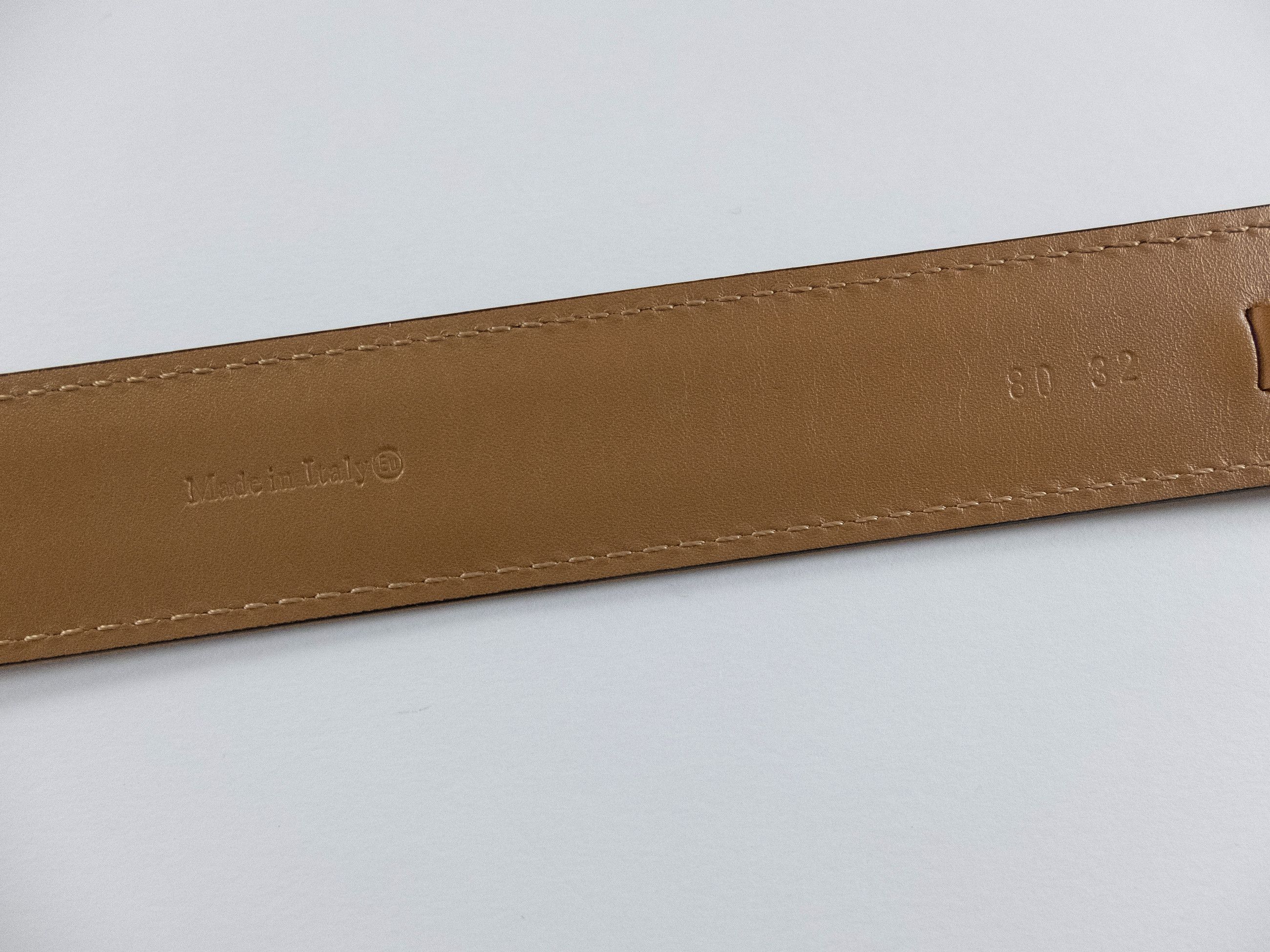 Berluti BERLUTI Paris brown croc embossed leather dress belt Size 80 Size 32 - 5 Thumbnail