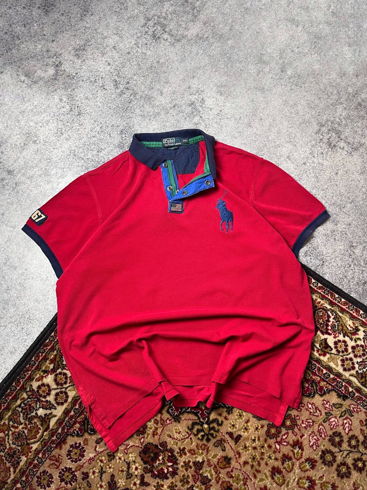 Polo Ralph Lauren 🔥USA RALPH LAUREN POLO RUGBY 90’S T SHIRT CHIEF KEEF Size US M / EU 48-50 / 2 - 2 Thumbnail