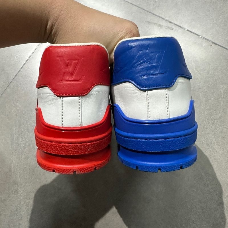 Louis Vuitton Louis Vuitton Fashion Sneakers for Men in Blue and Red -250 Size US 10 / EU 43 - 3 Thumbnail