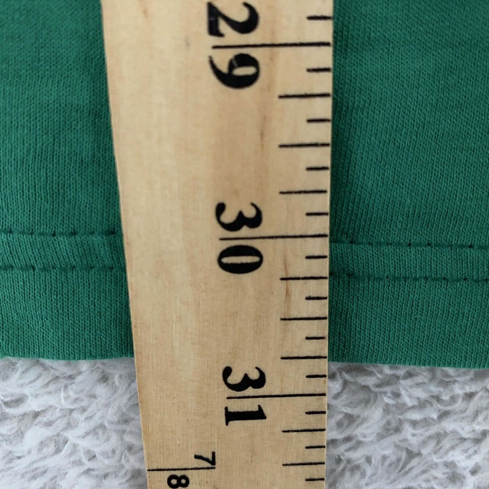 Fruit Of The Loom Fruit of the Loom Shirt Green Pocket Tee Mens L Cotton Polyester Crew Neck Short Sleeve Vintage Blank Size US L / EU 52-54 / 3 - 6 Thumbnail
