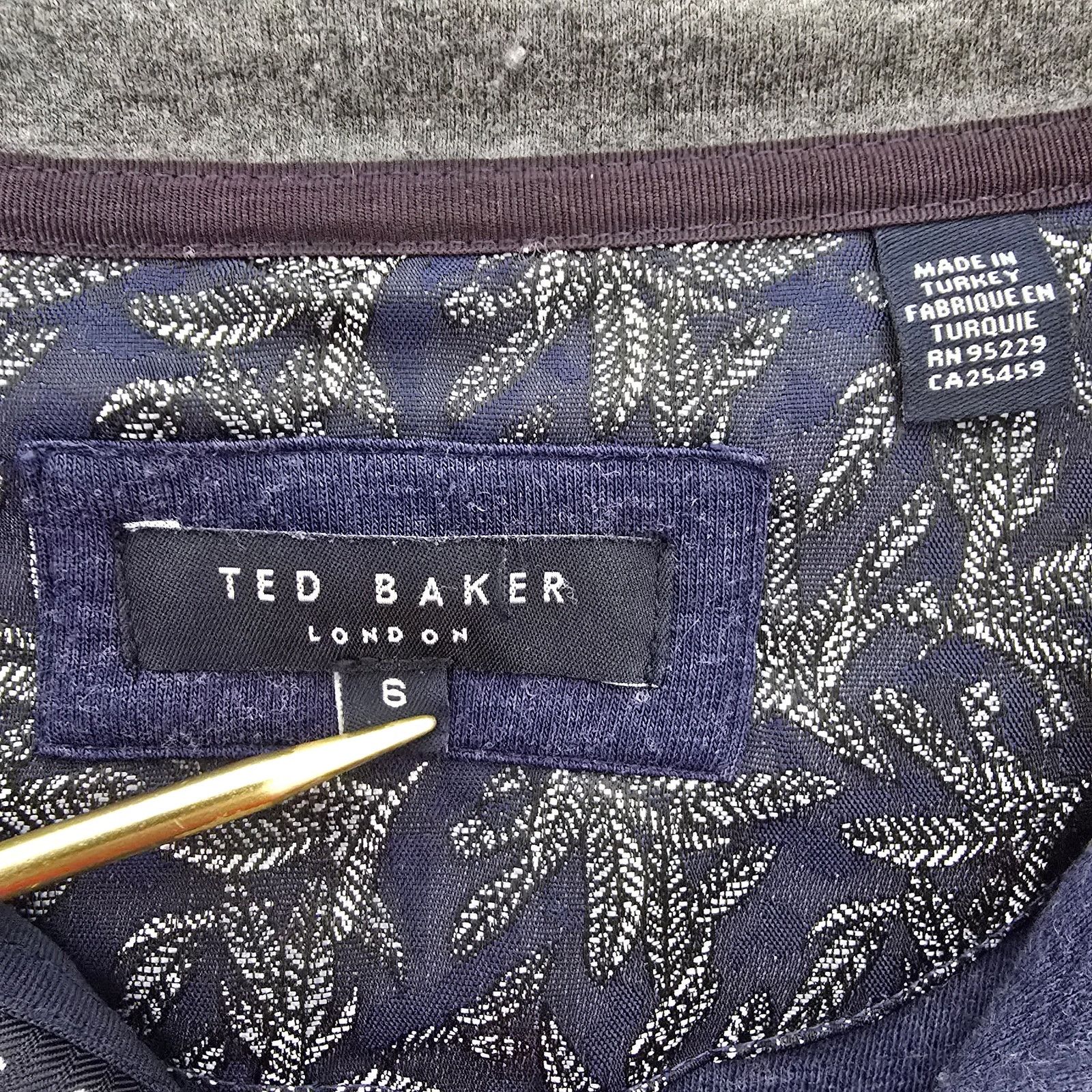 Ted Baker Ted Baker London Valerio Sweater 1/4 Zip Pullover Sz 6 L/XL Size US L / EU 52-54 / 3 - 11 Thumbnail