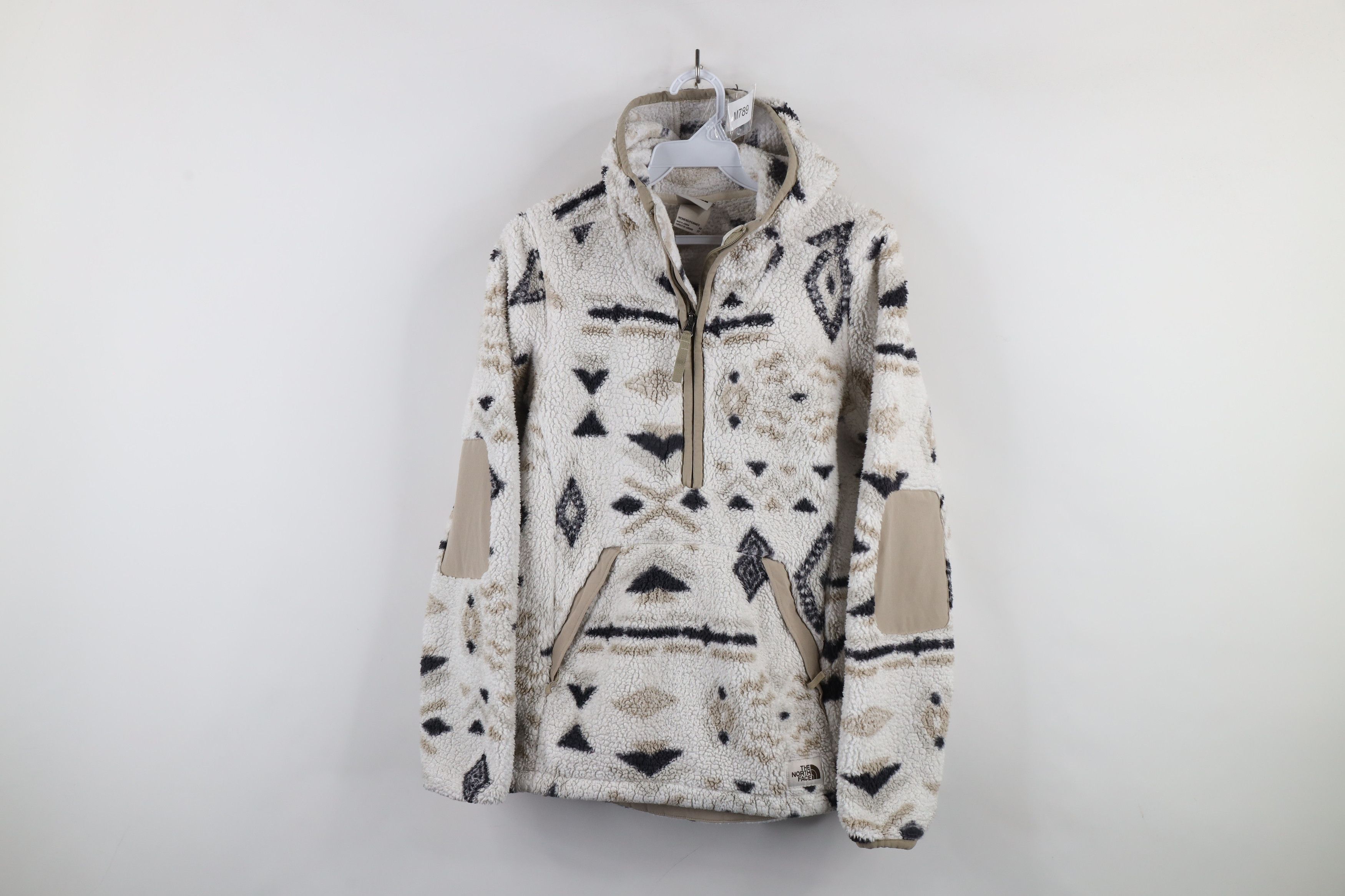 The North Face × Vintage The North Face Deep Pile Fleece Campshire Half Zip Hoodie Size XS / US 0-2 / IT 36-38 - 1 Thumbnail